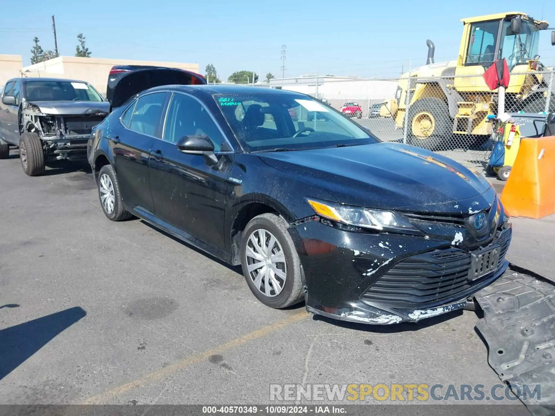 1 fotografías del automóvil dañado 4T1B31HK9KU006429 TOYOTA CAMRY HYBRID 2019