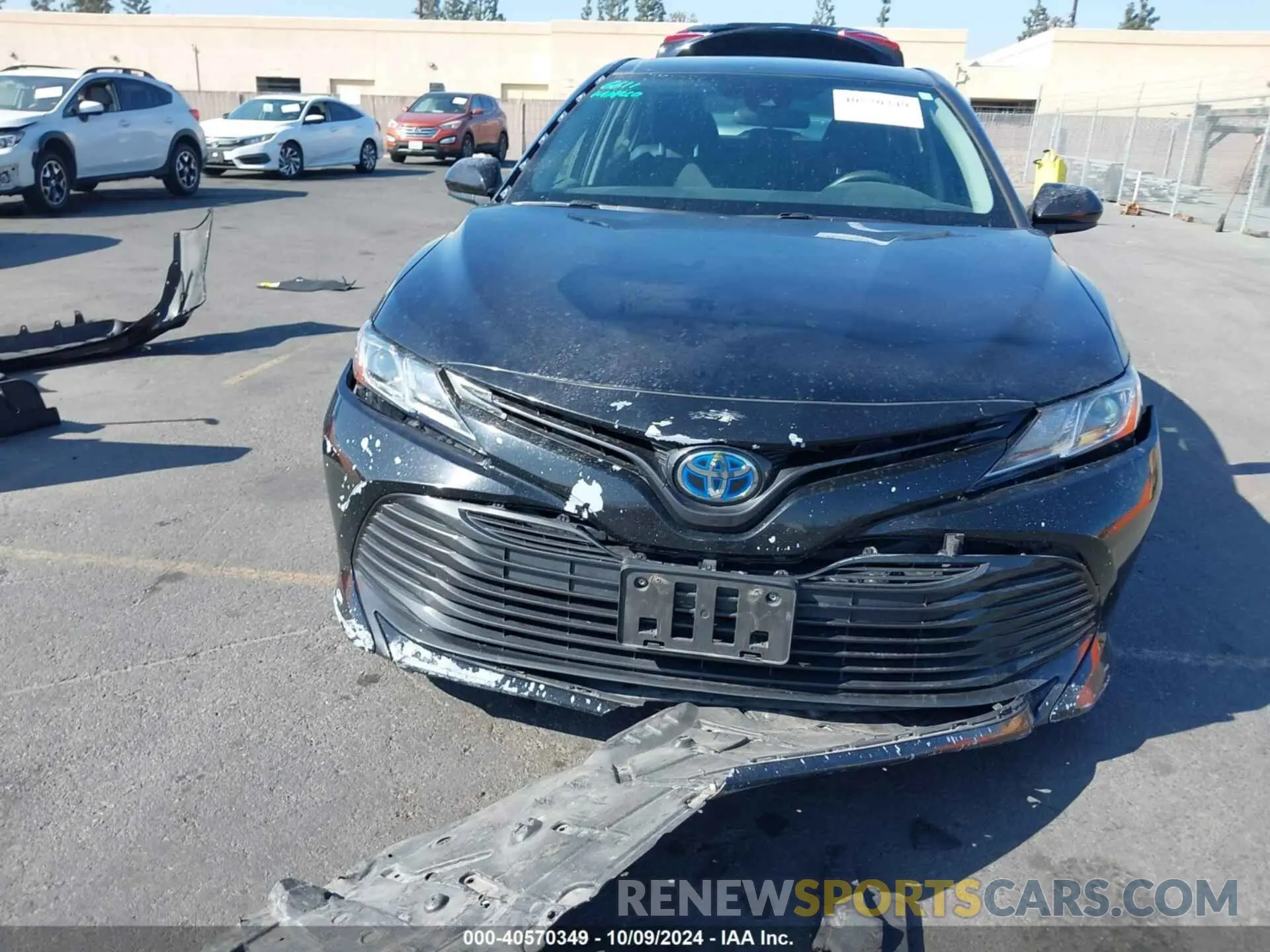 12 fotografías del automóvil dañado 4T1B31HK9KU006429 TOYOTA CAMRY HYBRID 2019