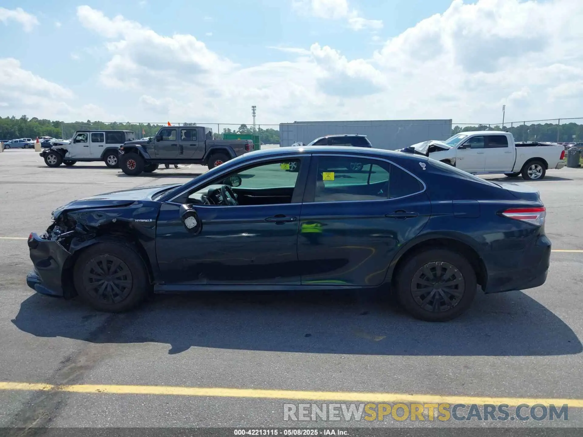 14 fotografías del automóvil dañado 4T1B31HK9KU512892 TOYOTA CAMRY HYBRID 2019