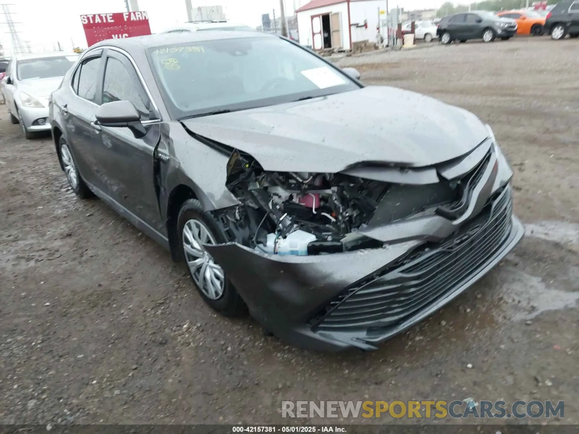 6 fotografías del automóvil dañado 4T1B31HKXKU512514 TOYOTA CAMRY HYBRID 2019