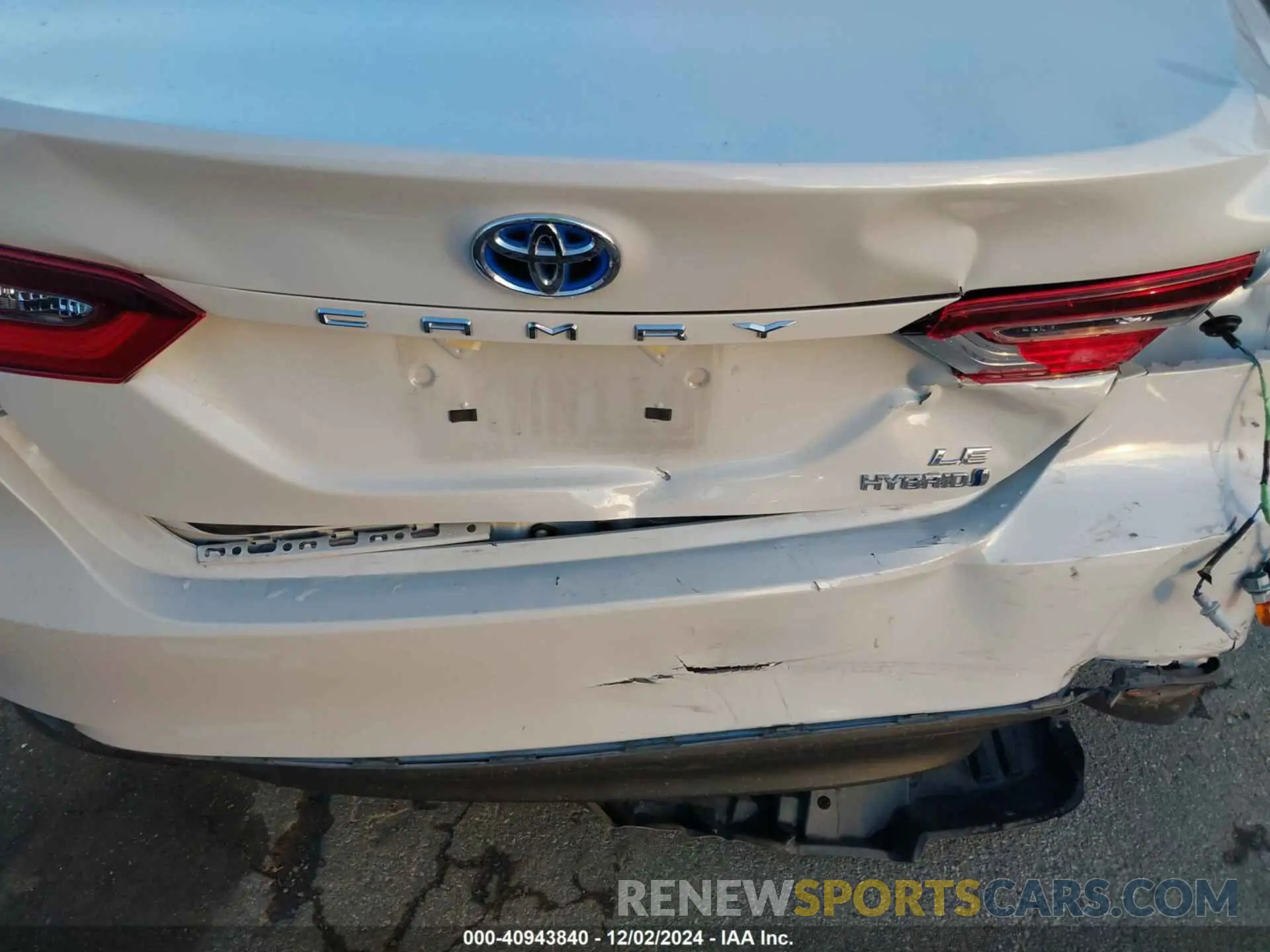 18 fotografías del automóvil dañado 4T1C31AK9RU068695 TOYOTA CAMRY HYBRID 2024
