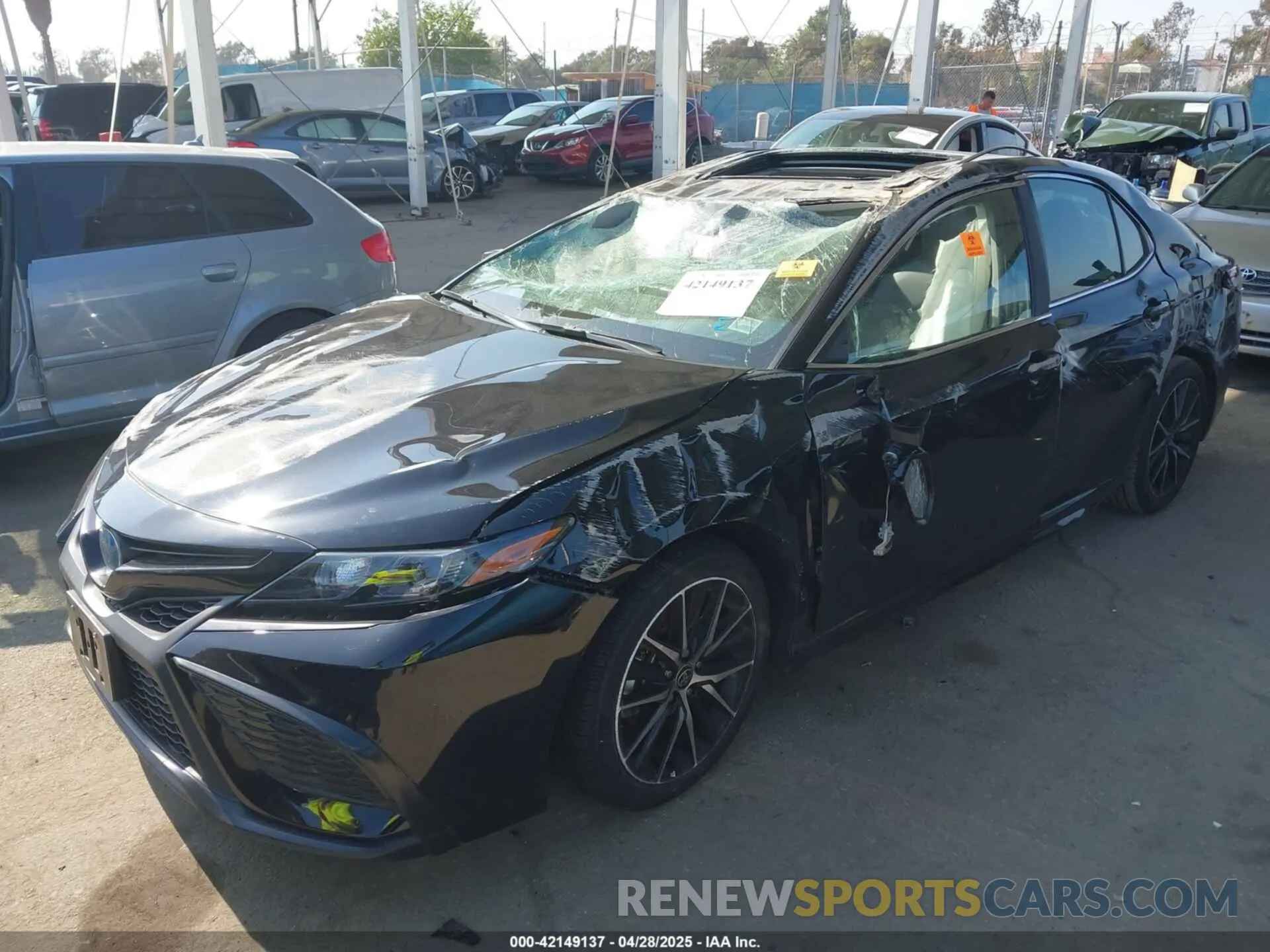 6 fotografías del automóvil dañado 4T1S31AK1RU076947 TOYOTA CAMRY HYBRID 2024