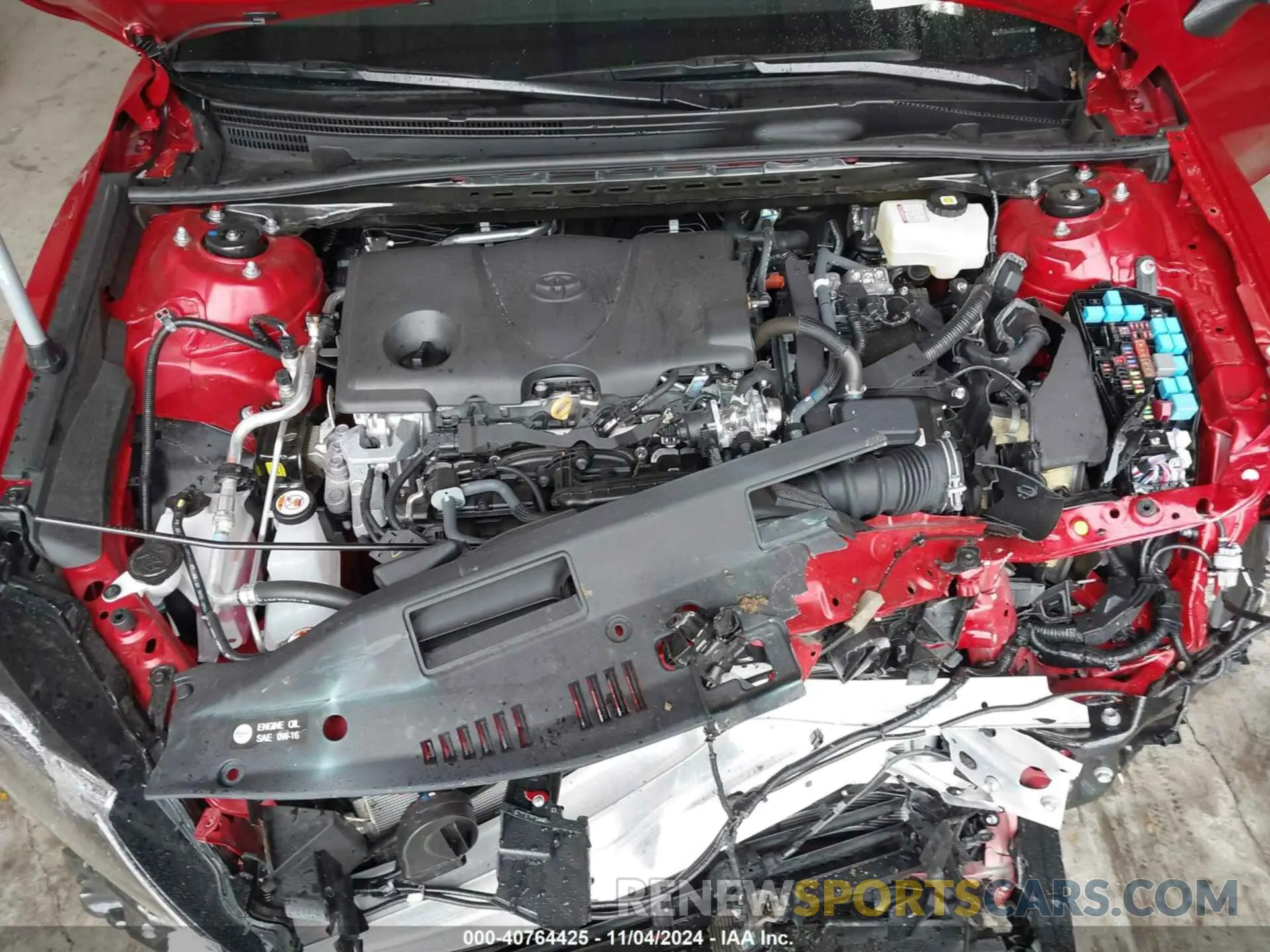 10 fotografías del automóvil dañado 4T1S31AK9RU069793 TOYOTA CAMRY HYBRID 2024