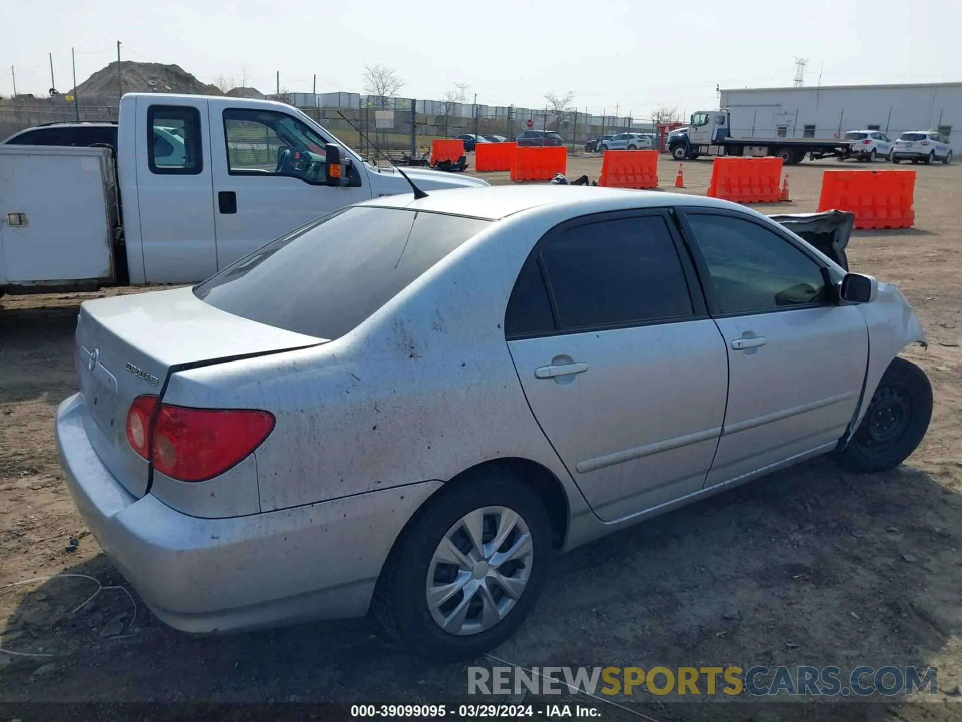 4 fotografías del automóvil dañado 1NXBR30E37Z793126 TOYOTA COROLLA 2007