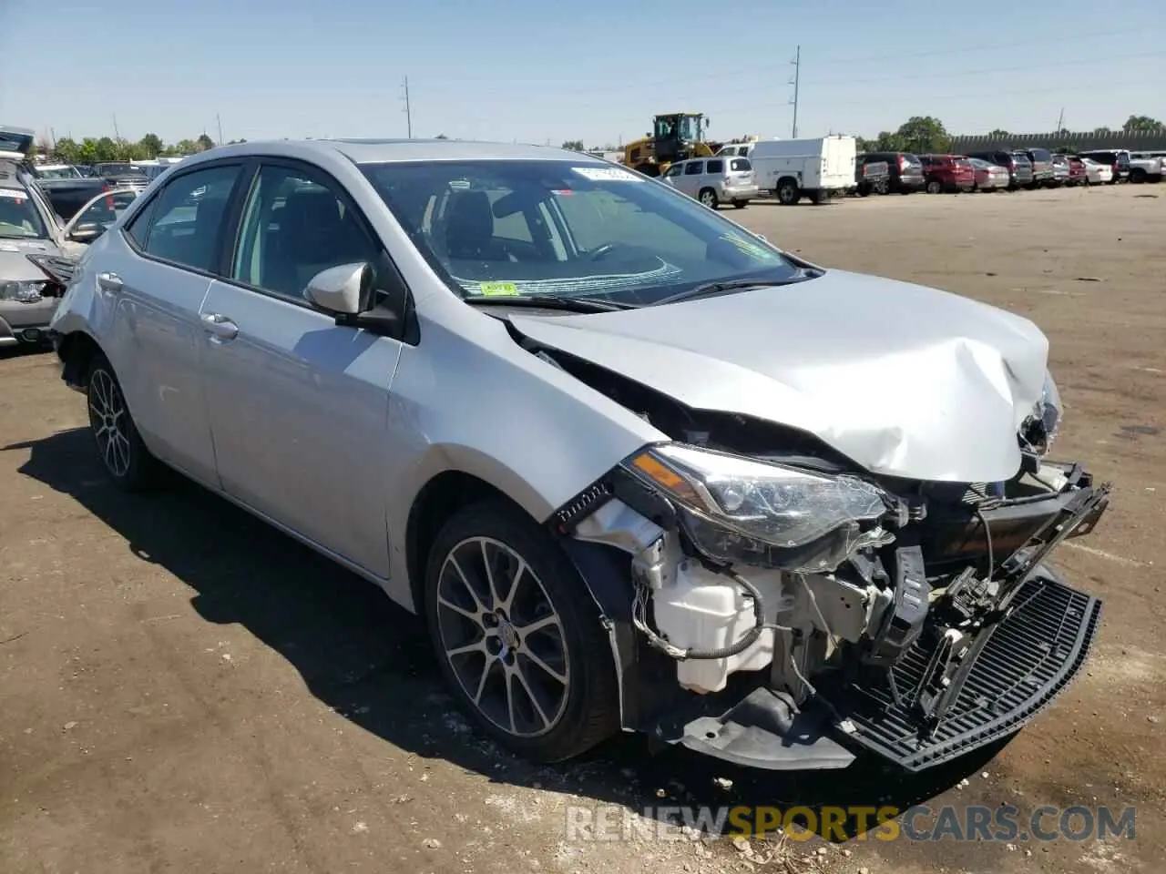 1 fotografías del automóvil dañado 5YFBURHE0HP618776 TOYOTA COROLLA 2017