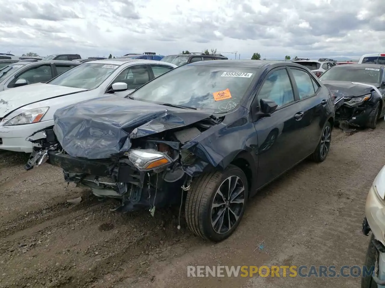 1 fotografías del automóvil dañado 2T1BURHE2JC039939 TOYOTA COROLLA 2018
