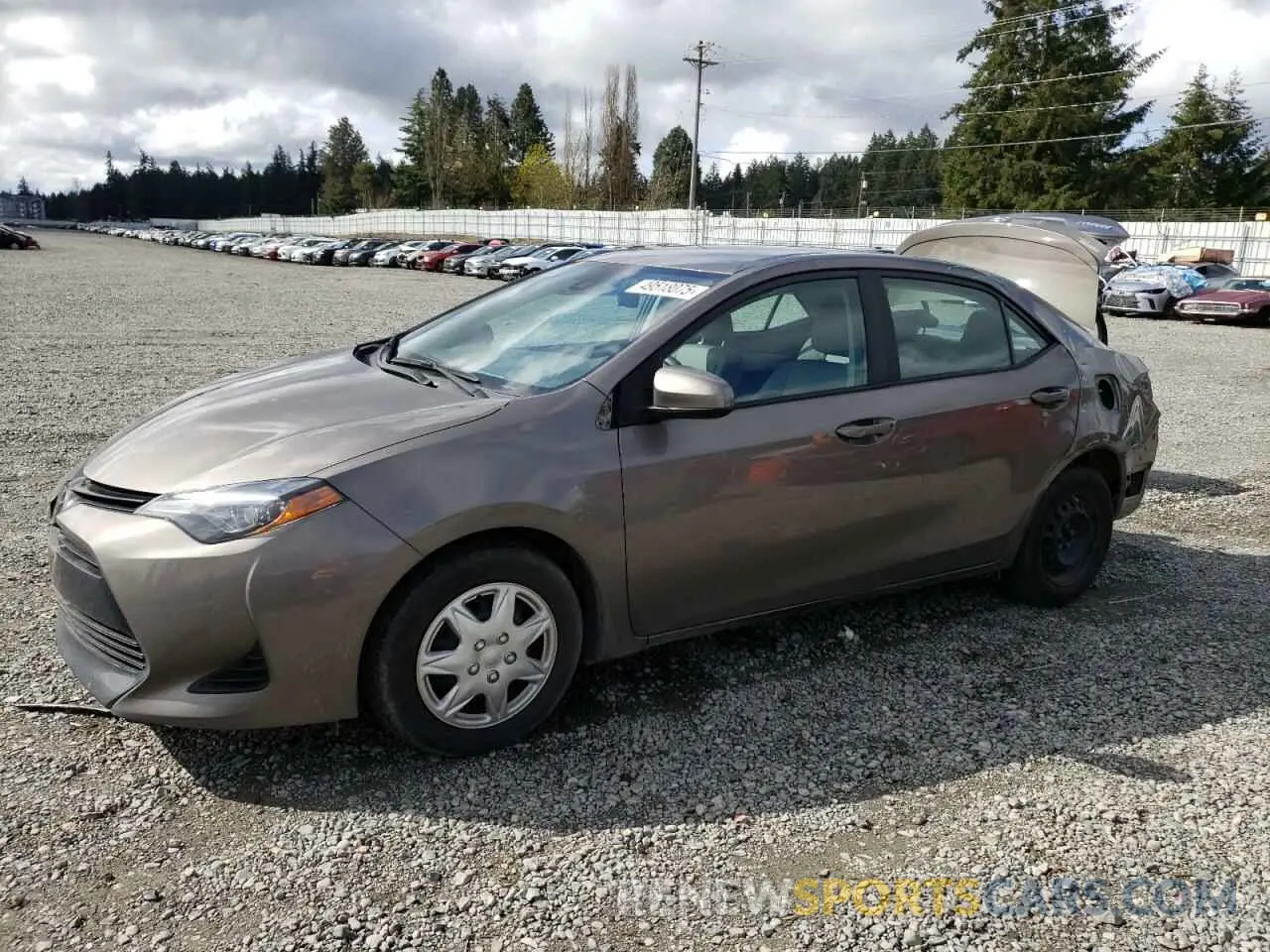 1 fotografías del automóvil dañado 2T1BPRHE2KC214067 TOYOTA COROLLA 2019