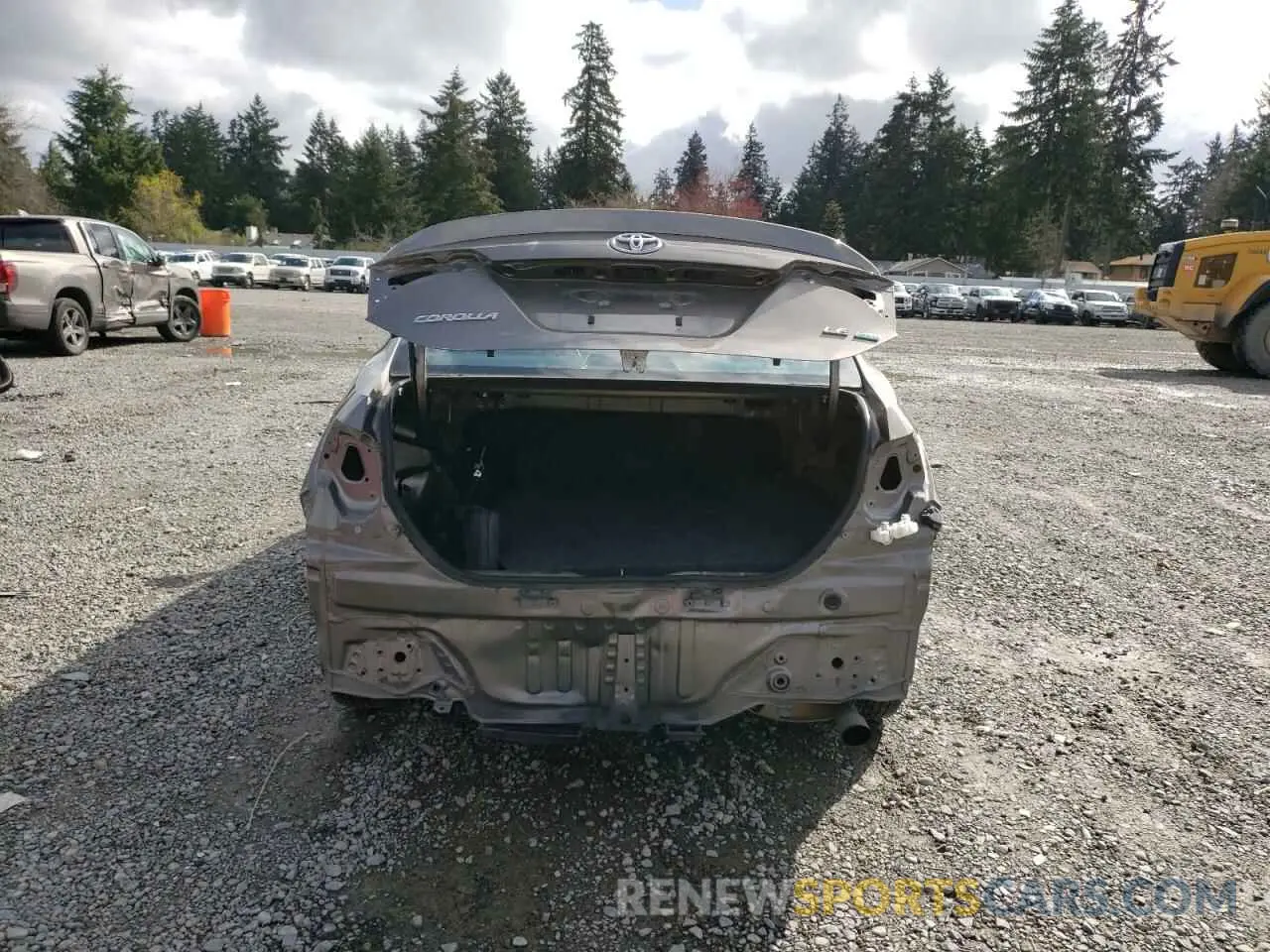 6 fotografías del automóvil dañado 2T1BPRHE2KC214067 TOYOTA COROLLA 2019