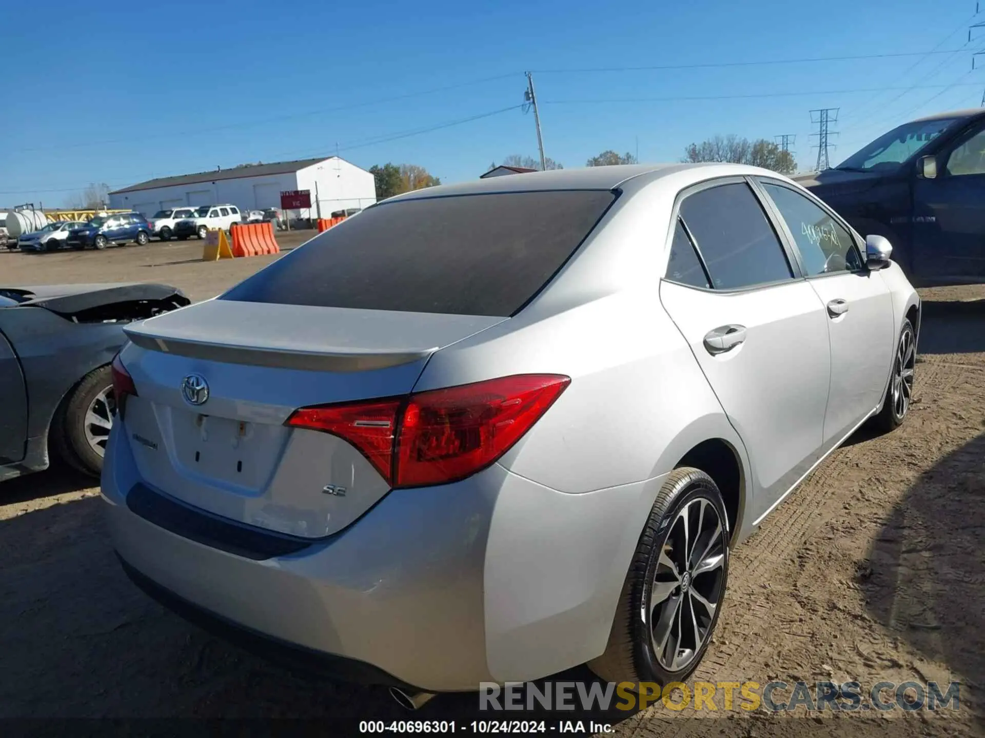4 fotografías del automóvil dañado 2T1BURHE0KC126045 TOYOTA COROLLA 2019