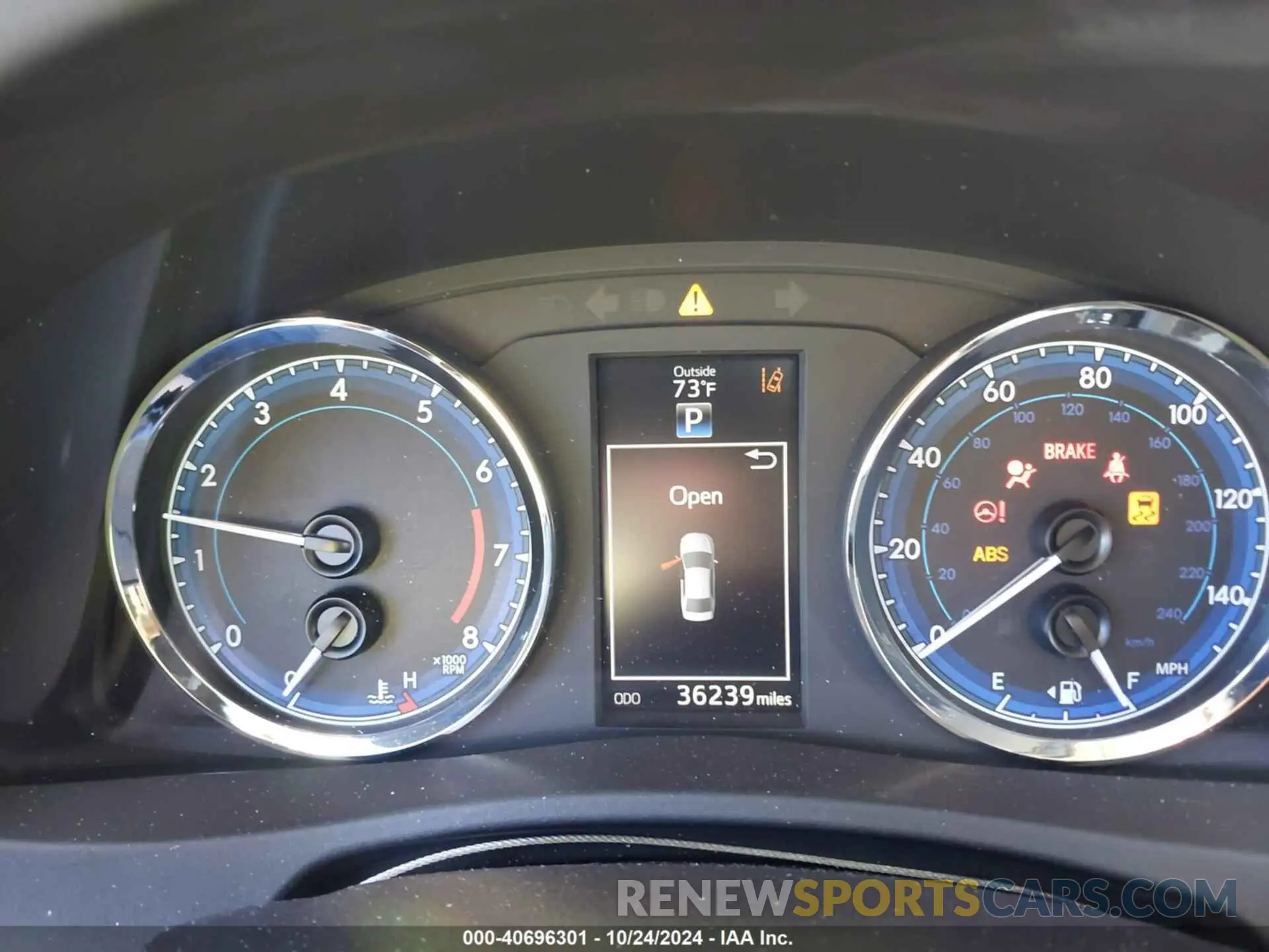 7 fotografías del automóvil dañado 2T1BURHE0KC126045 TOYOTA COROLLA 2019