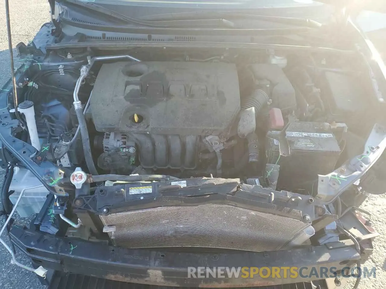 11 fotografías del automóvil dañado 2T1BURHE0KC132783 TOYOTA COROLLA 2019