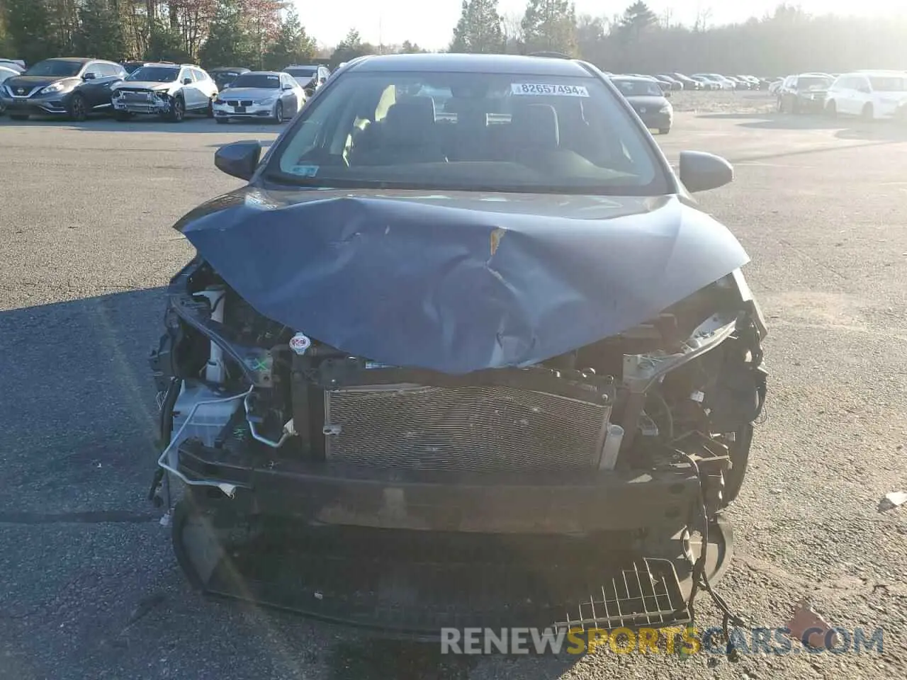 5 fotografías del automóvil dañado 2T1BURHE0KC132783 TOYOTA COROLLA 2019