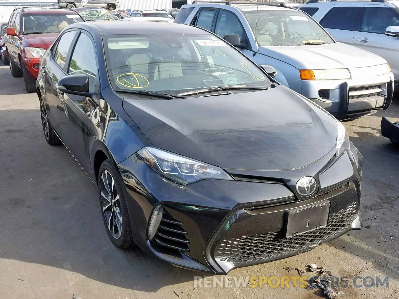1 fotografías del automóvil dañado 2T1BURHE0KC132850 TOYOTA COROLLA 2019