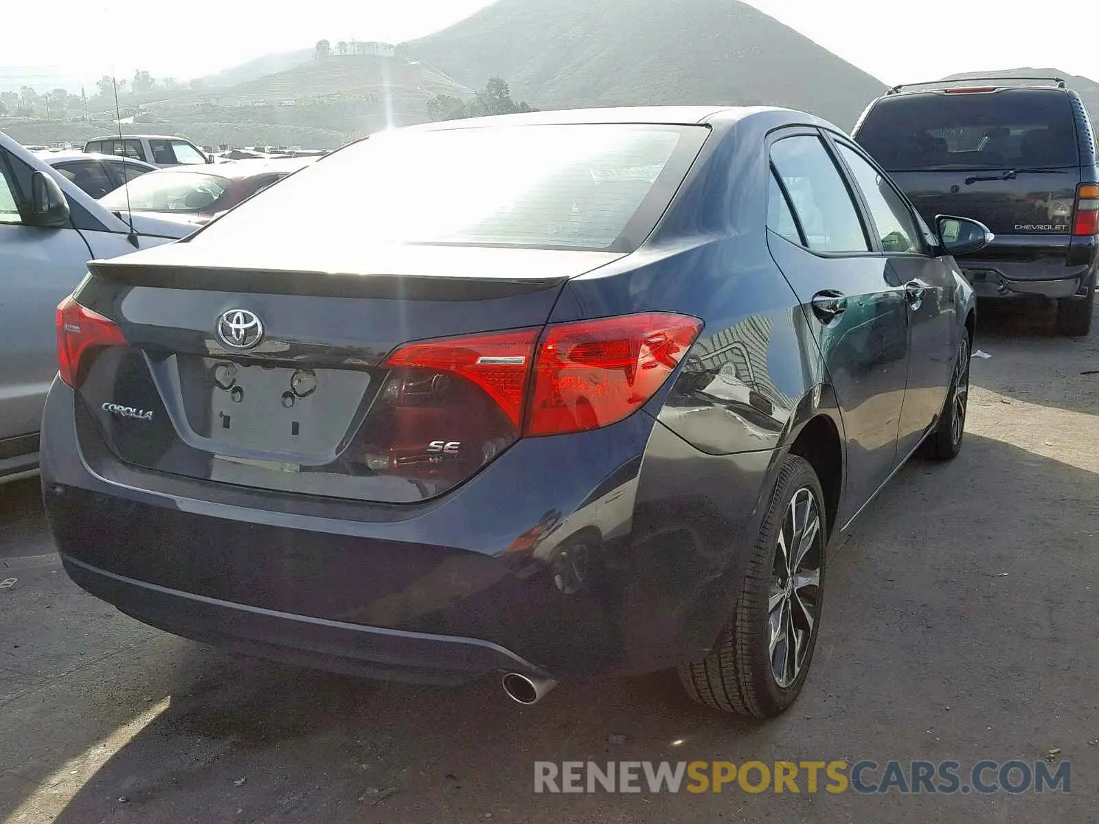 4 fotografías del automóvil dañado 2T1BURHE0KC132850 TOYOTA COROLLA 2019