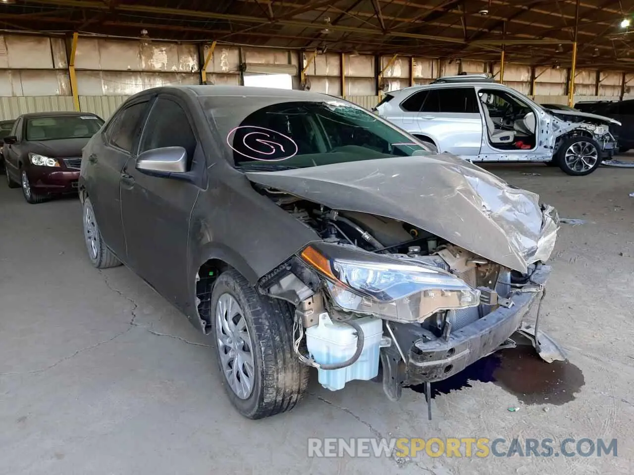 1 fotografías del automóvil dañado 2T1BURHE0KC135070 TOYOTA COROLLA 2019