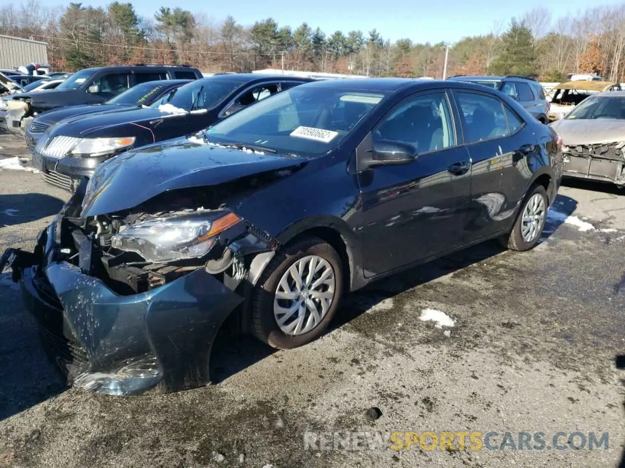 1 fotografías del automóvil dañado 2T1BURHE0KC143301 TOYOTA COROLLA 2019
