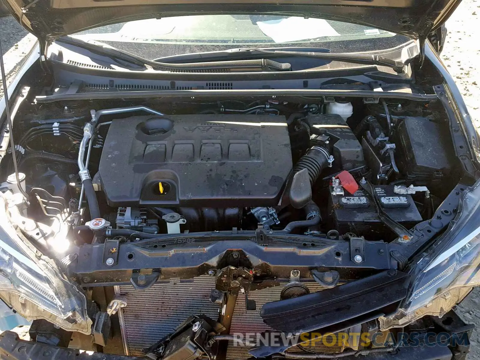 7 fotografías del automóvil dañado 2T1BURHE0KC147719 TOYOTA COROLLA 2019