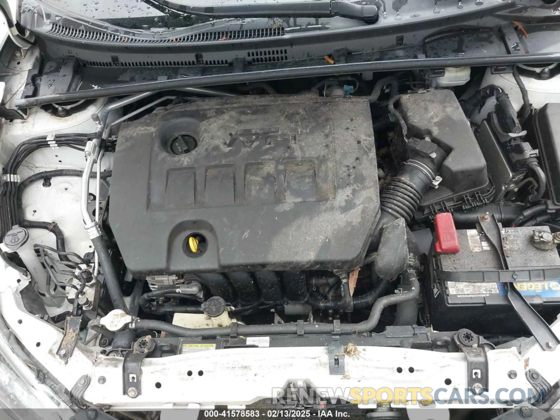 10 fotografías del automóvil dañado 2T1BURHE0KC150152 TOYOTA COROLLA 2019
