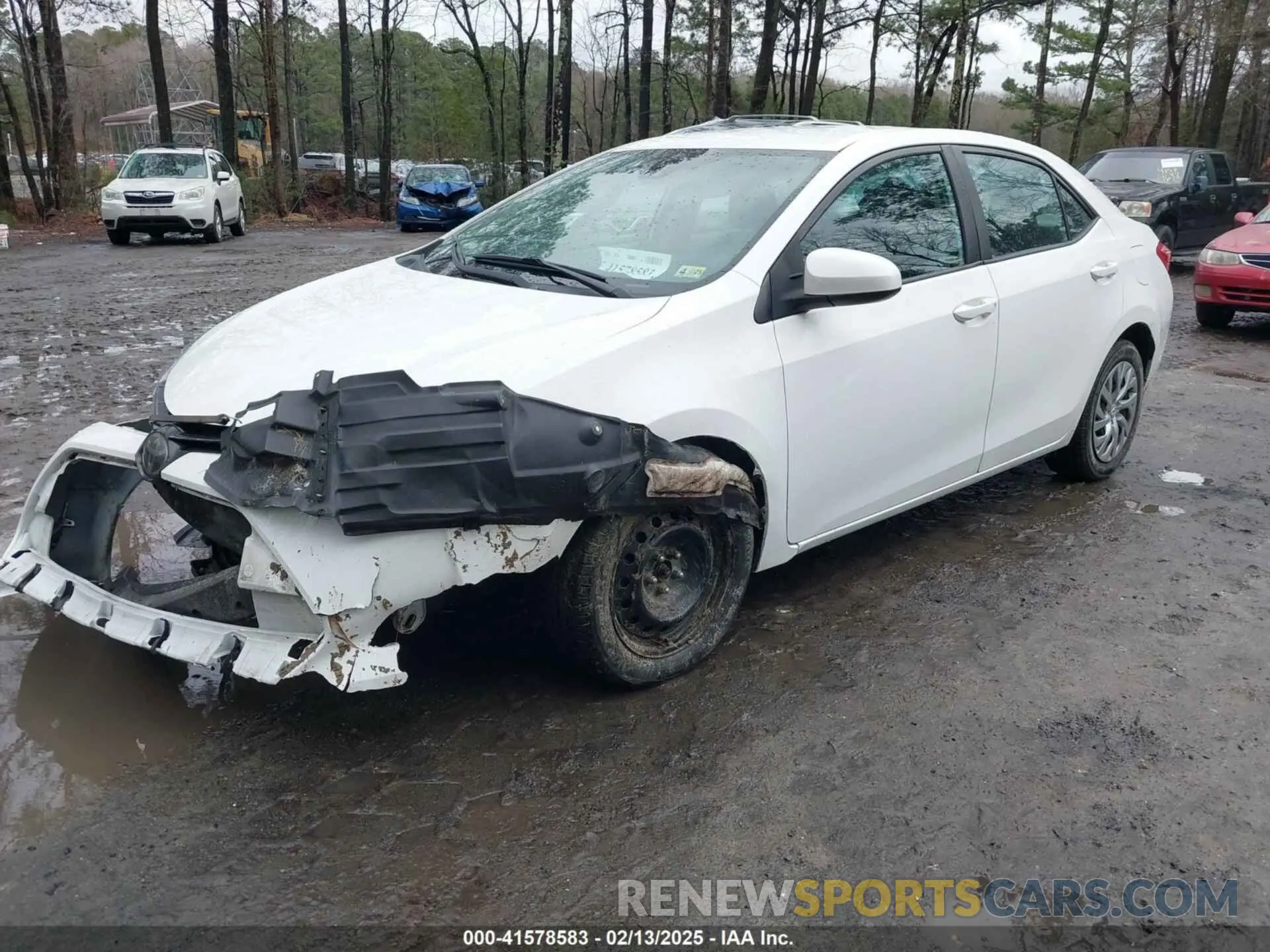 2 fotografías del automóvil dañado 2T1BURHE0KC150152 TOYOTA COROLLA 2019