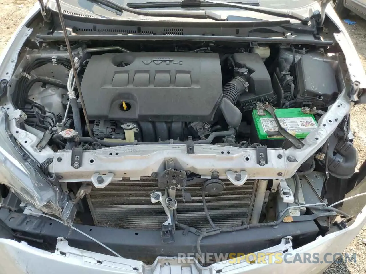 11 fotografías del automóvil dañado 2T1BURHE0KC152838 TOYOTA COROLLA 2019