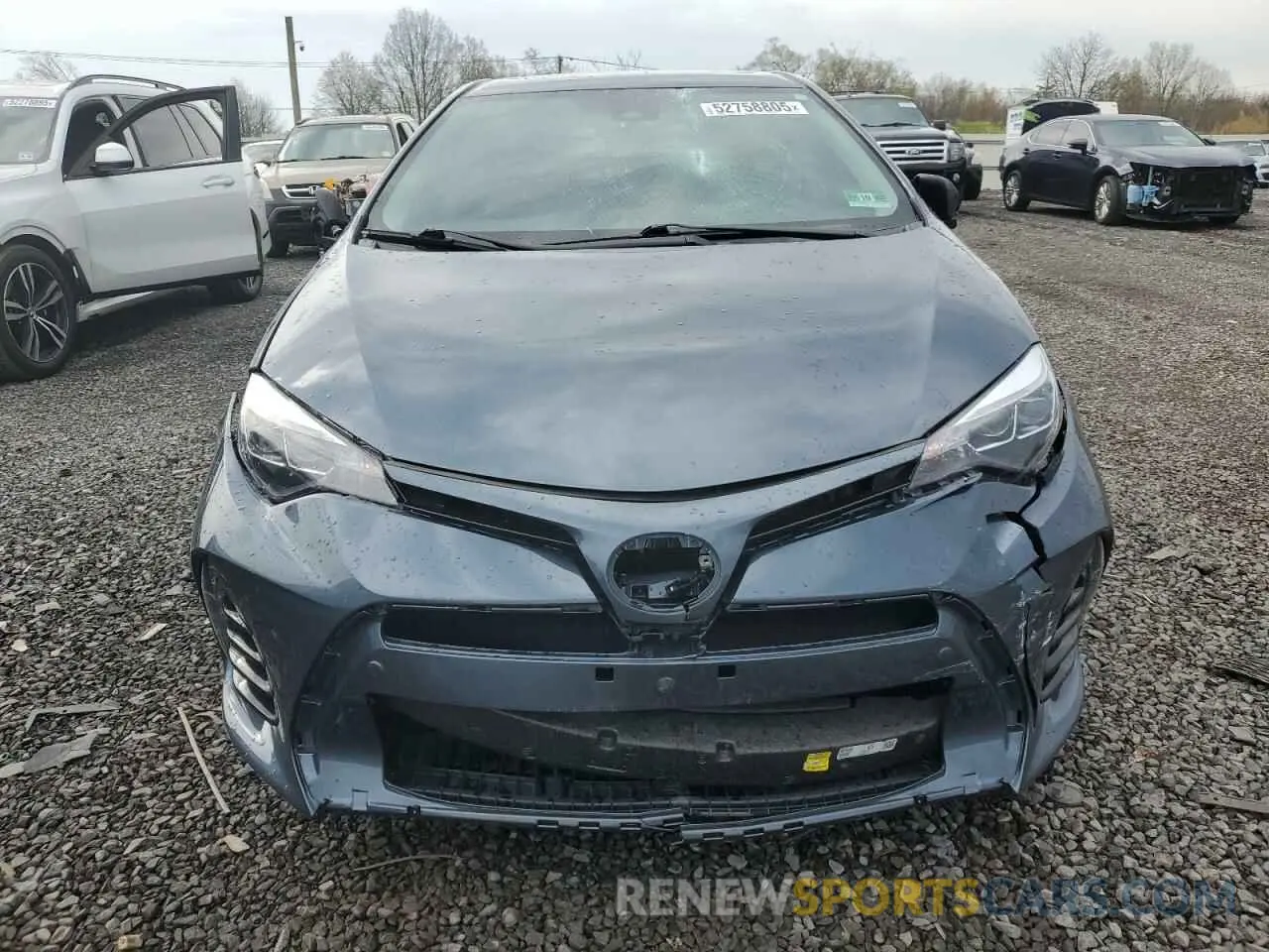 5 fotografías del automóvil dañado 2T1BURHE0KC153360 TOYOTA COROLLA 2019