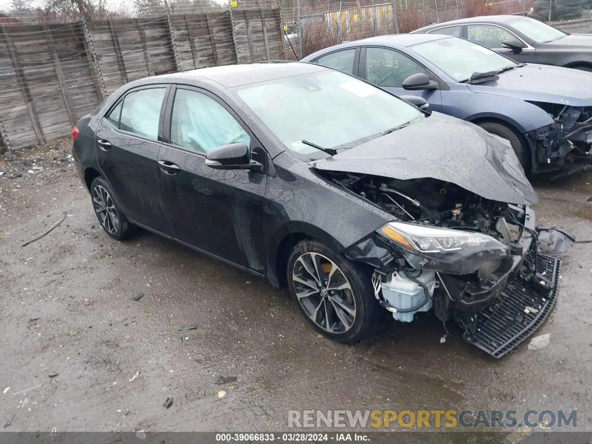 1 fotografías del automóvil dañado 2T1BURHE0KC153410 TOYOTA COROLLA 2019