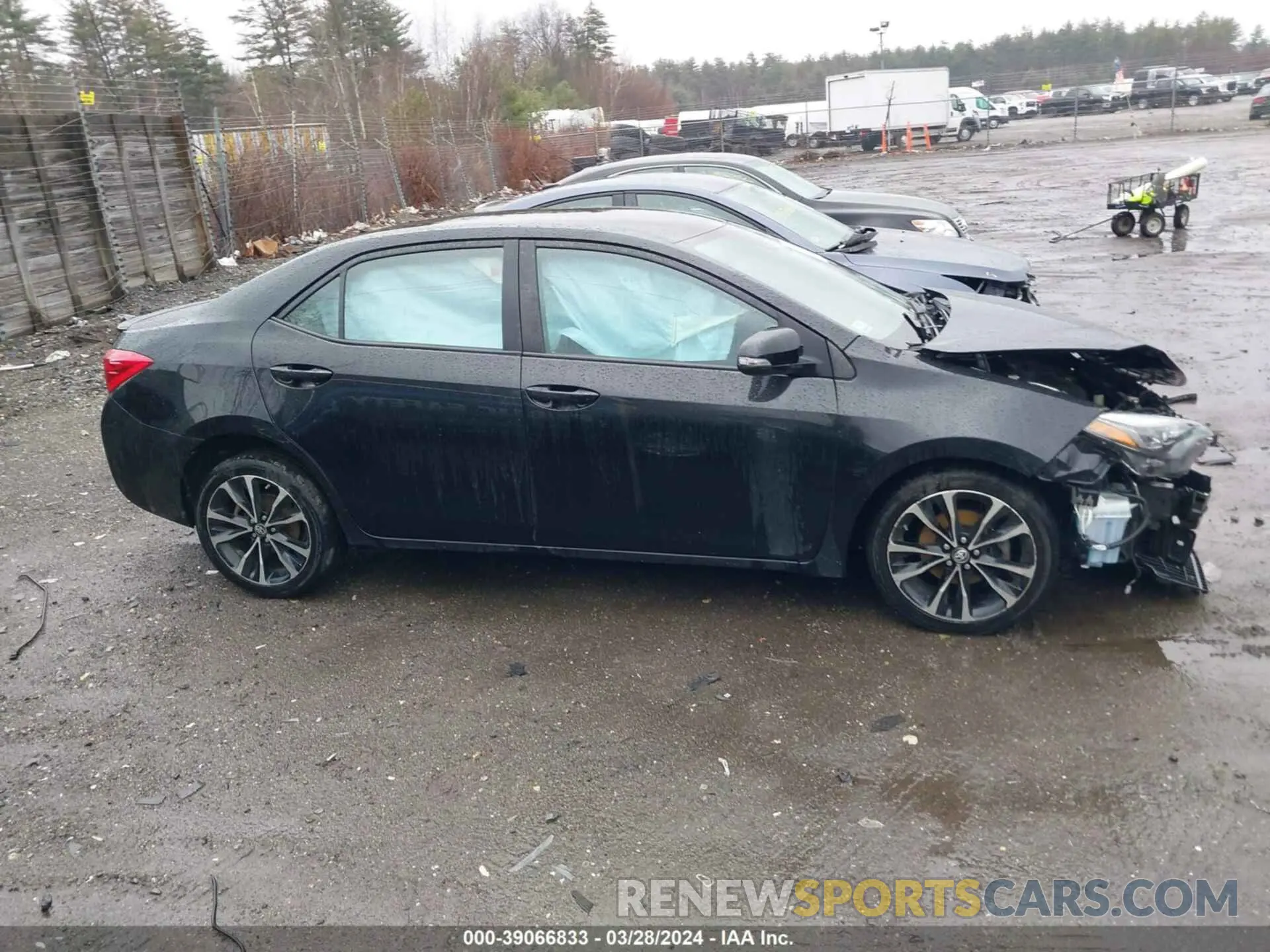 14 fotografías del automóvil dañado 2T1BURHE0KC153410 TOYOTA COROLLA 2019