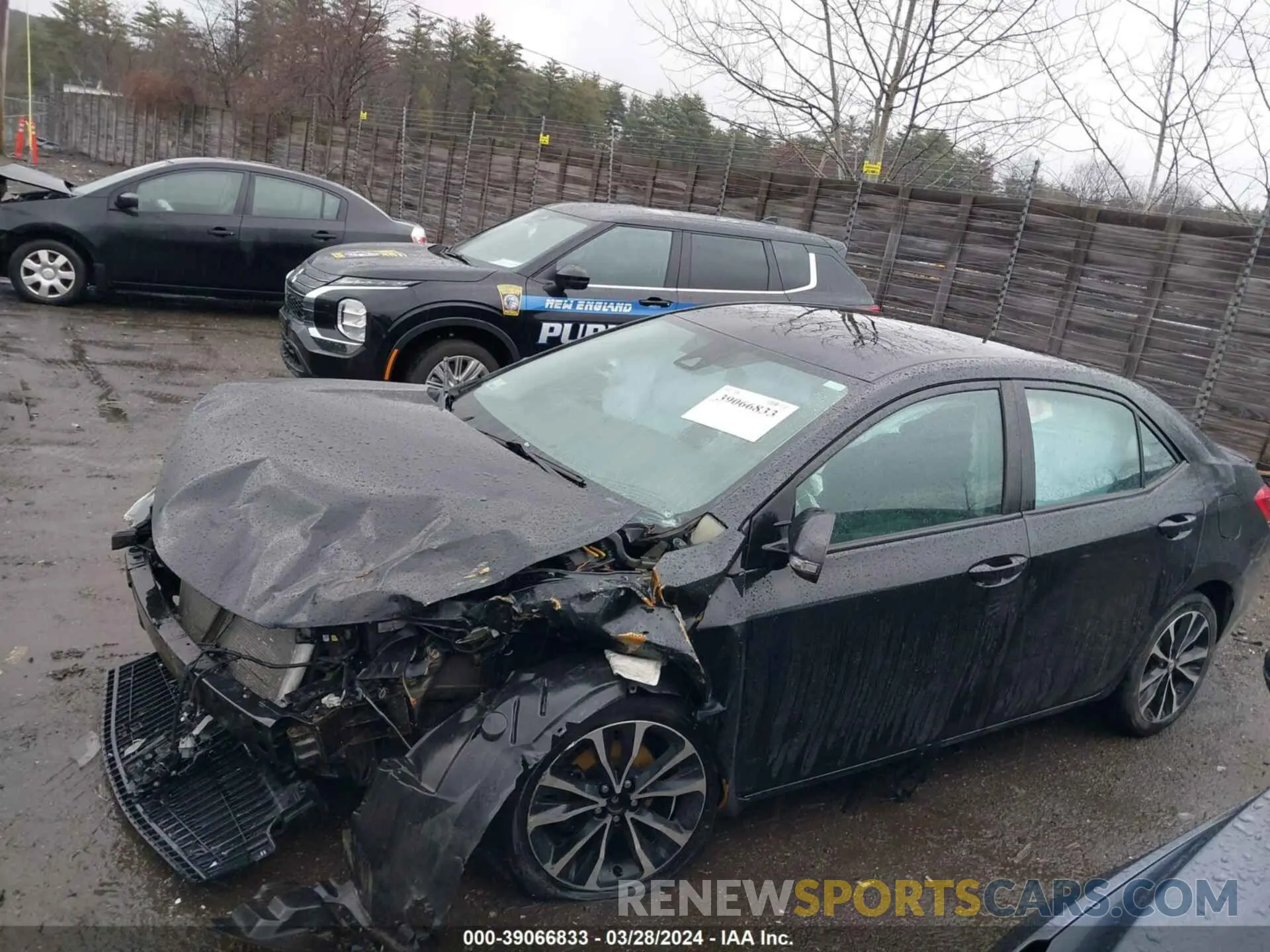 15 fotografías del automóvil dañado 2T1BURHE0KC153410 TOYOTA COROLLA 2019