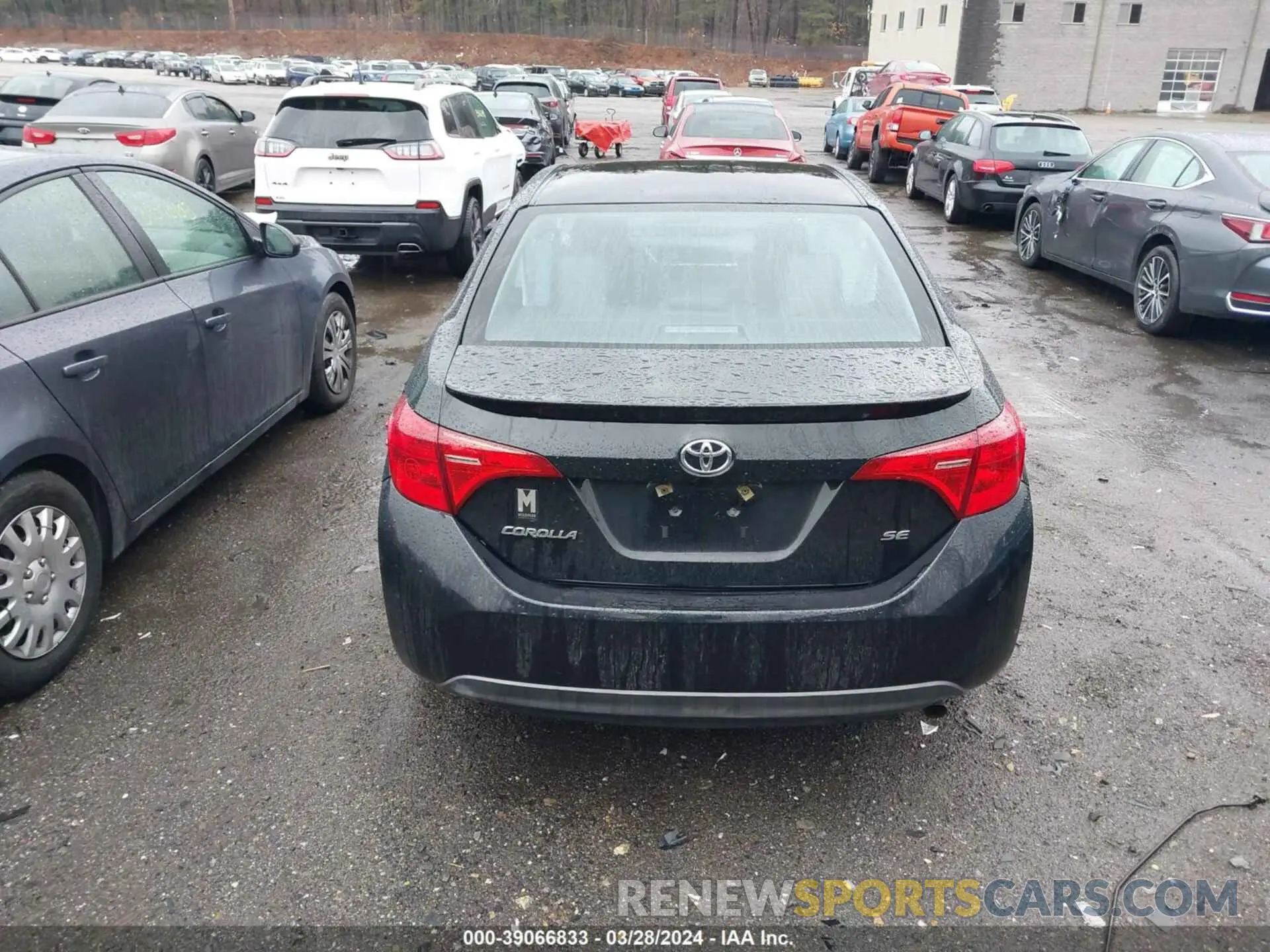 17 fotografías del automóvil dañado 2T1BURHE0KC153410 TOYOTA COROLLA 2019