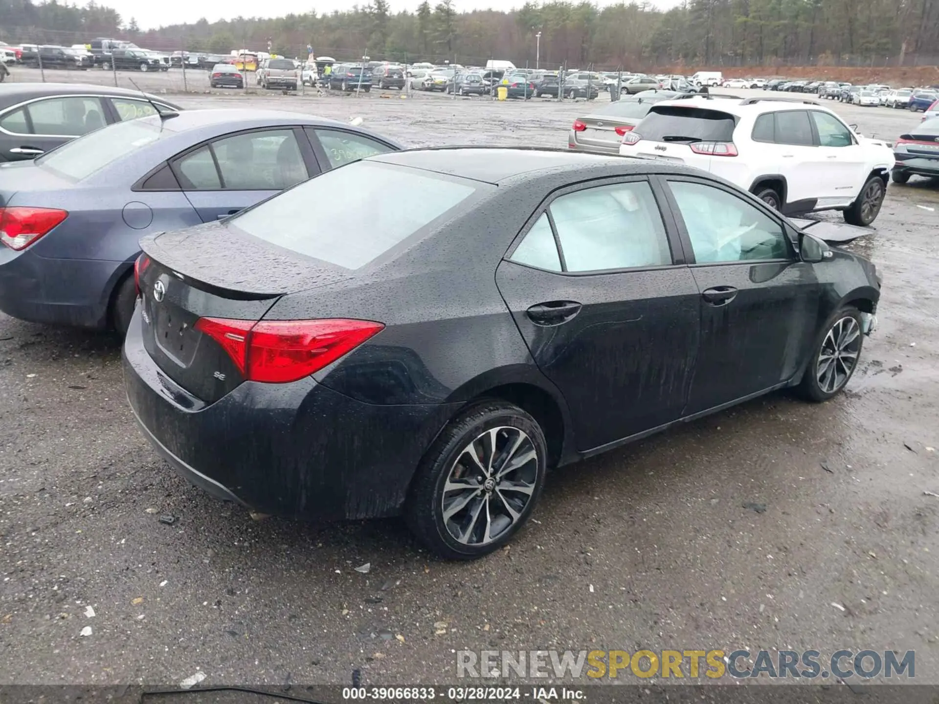 4 fotografías del automóvil dañado 2T1BURHE0KC153410 TOYOTA COROLLA 2019