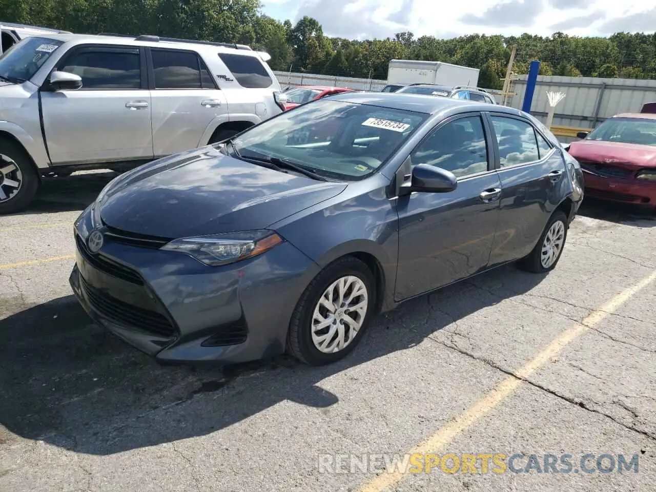 1 fotografías del automóvil dañado 2T1BURHE0KC165590 TOYOTA COROLLA 2019