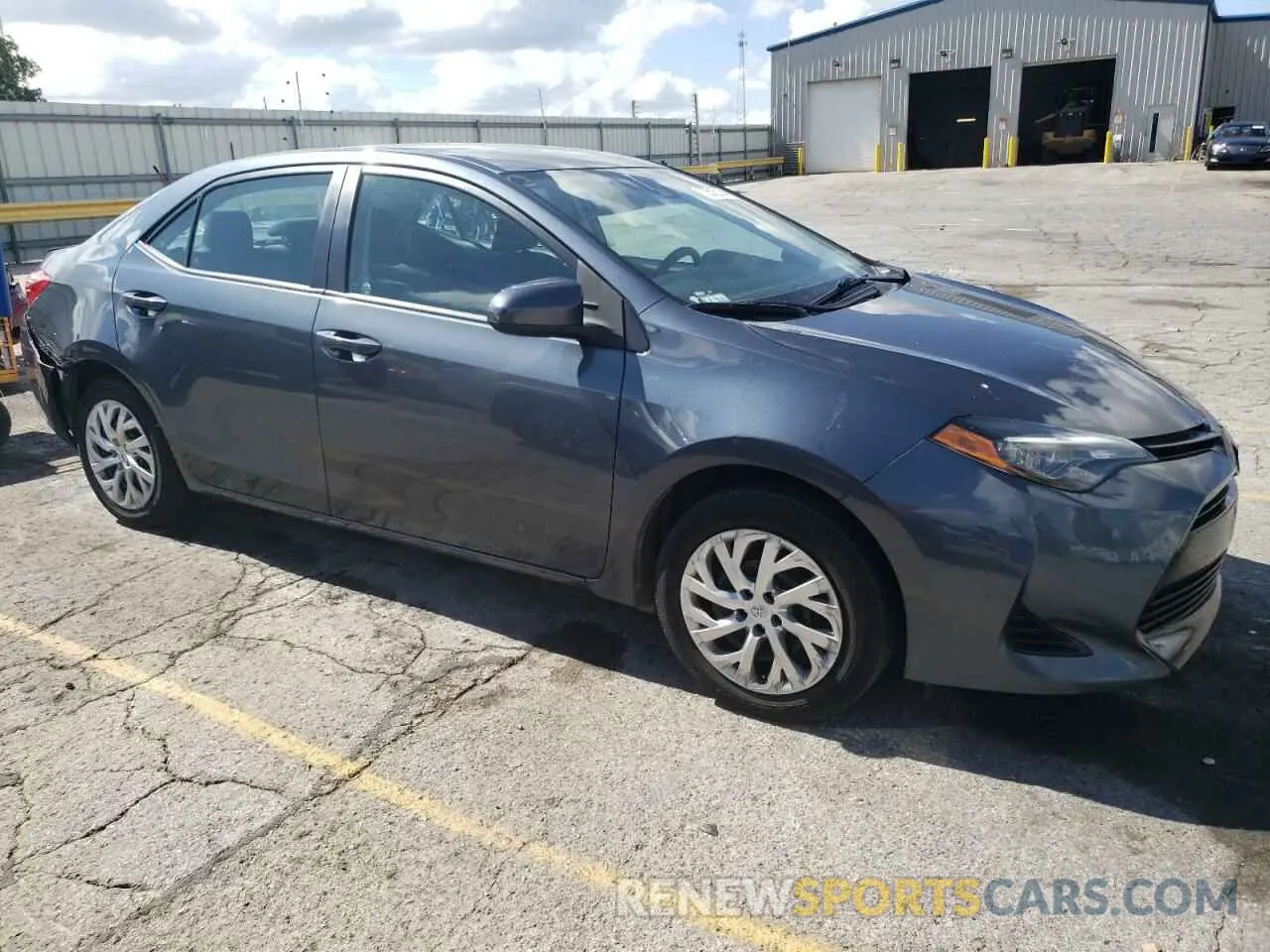 4 fotografías del automóvil dañado 2T1BURHE0KC165590 TOYOTA COROLLA 2019