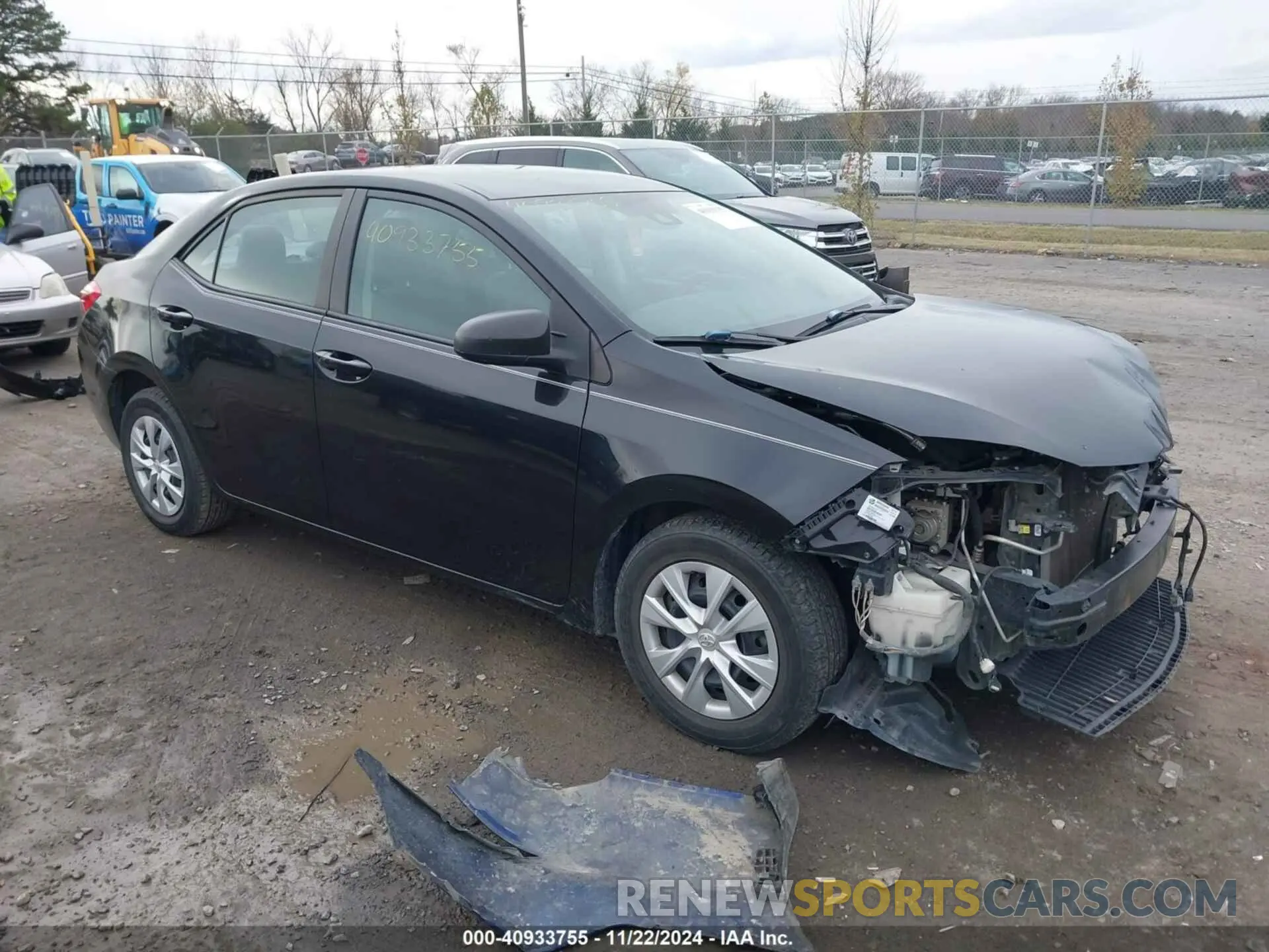 1 fotografías del automóvil dañado 2T1BURHE0KC166948 TOYOTA COROLLA 2019