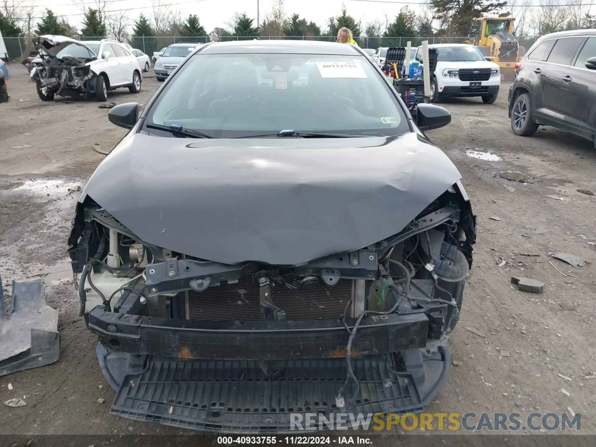 12 fotografías del automóvil dañado 2T1BURHE0KC166948 TOYOTA COROLLA 2019