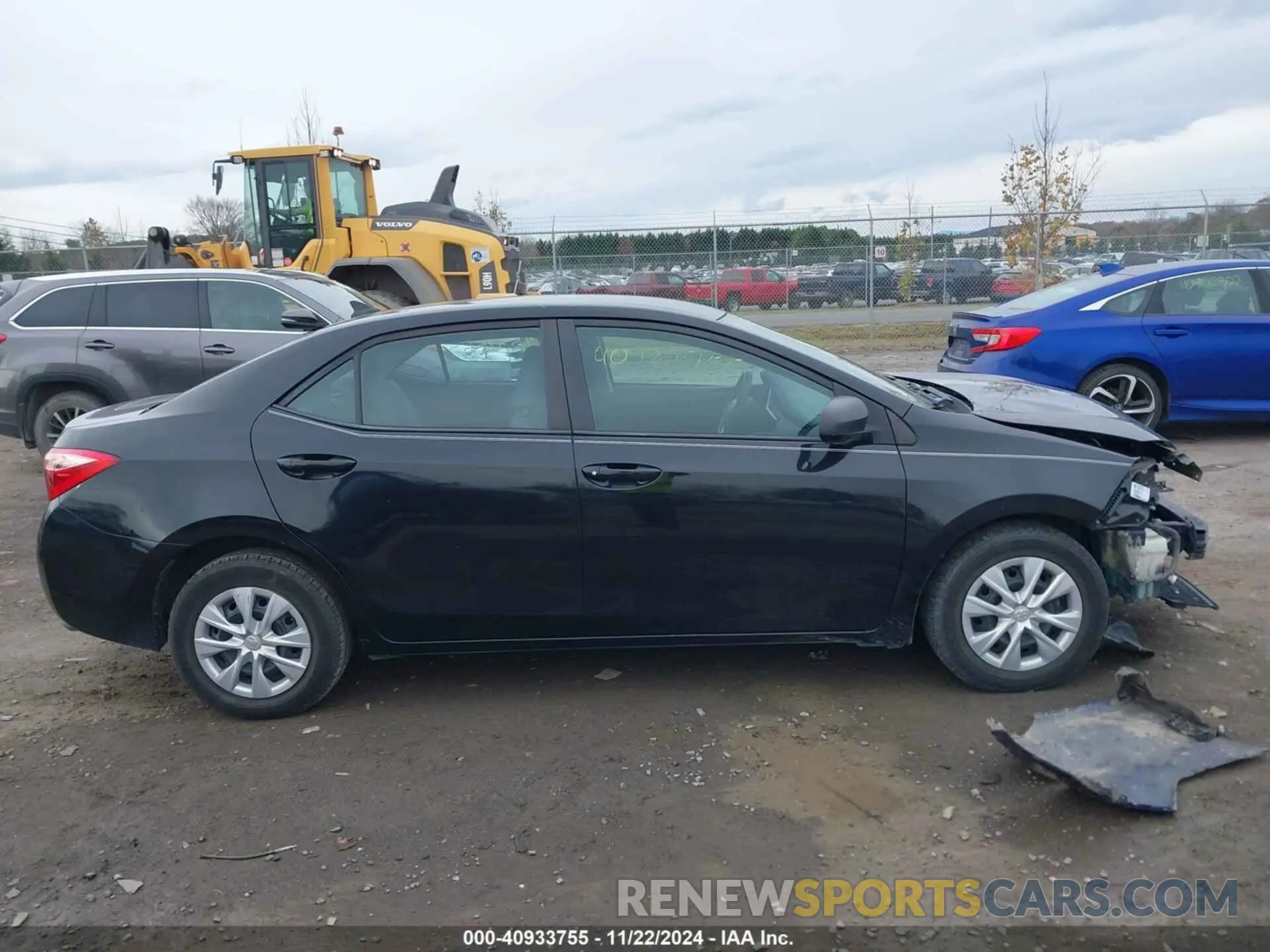 13 fotografías del automóvil dañado 2T1BURHE0KC166948 TOYOTA COROLLA 2019