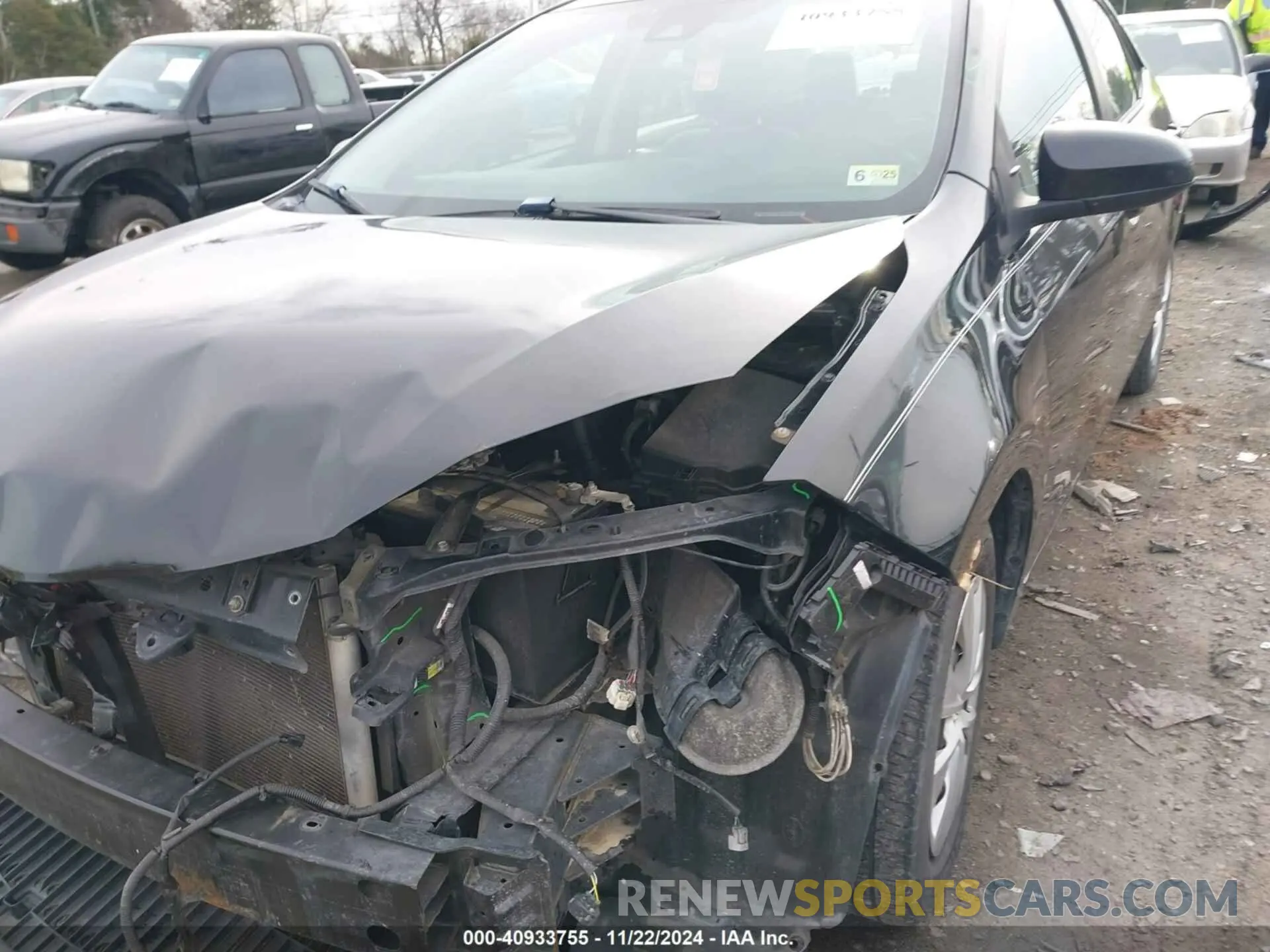 6 fotografías del automóvil dañado 2T1BURHE0KC166948 TOYOTA COROLLA 2019