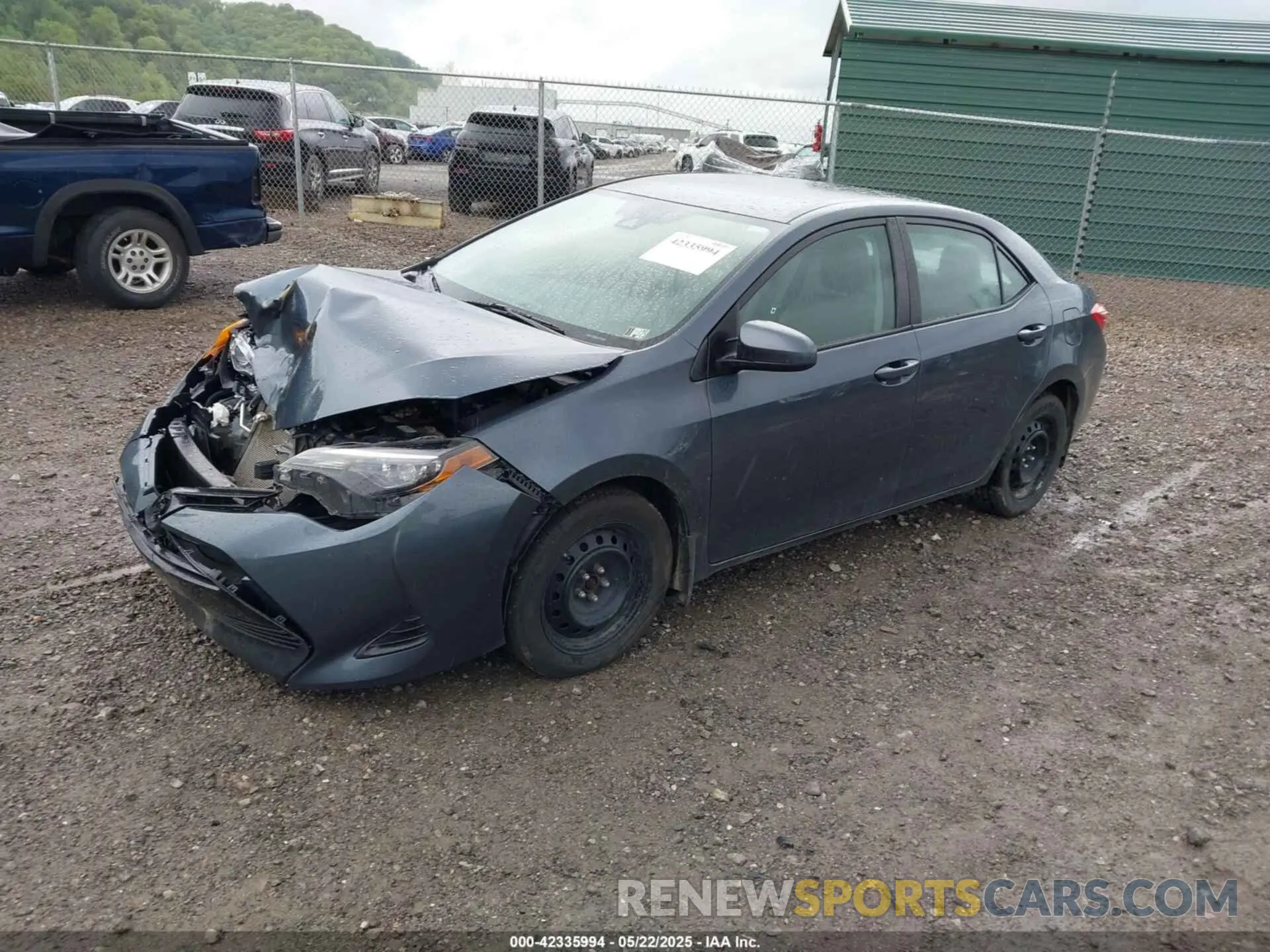 2 fotografías del automóvil dañado 2T1BURHE0KC167730 TOYOTA COROLLA 2019