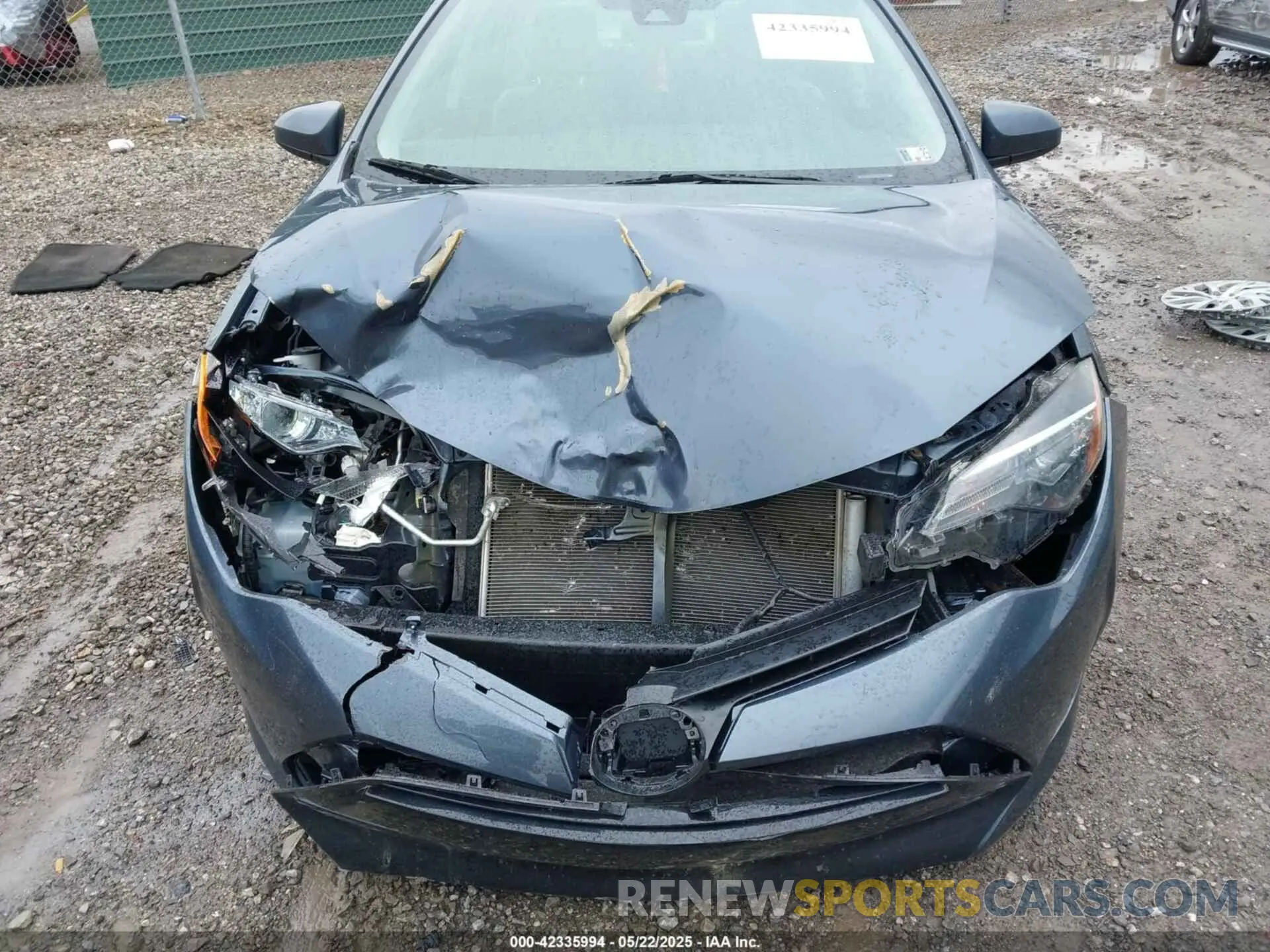 6 fotografías del automóvil dañado 2T1BURHE0KC167730 TOYOTA COROLLA 2019