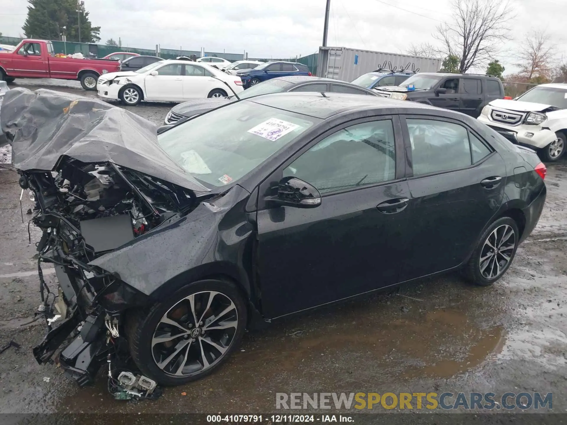 15 fotografías del automóvil dañado 2T1BURHE0KC169266 TOYOTA COROLLA 2019