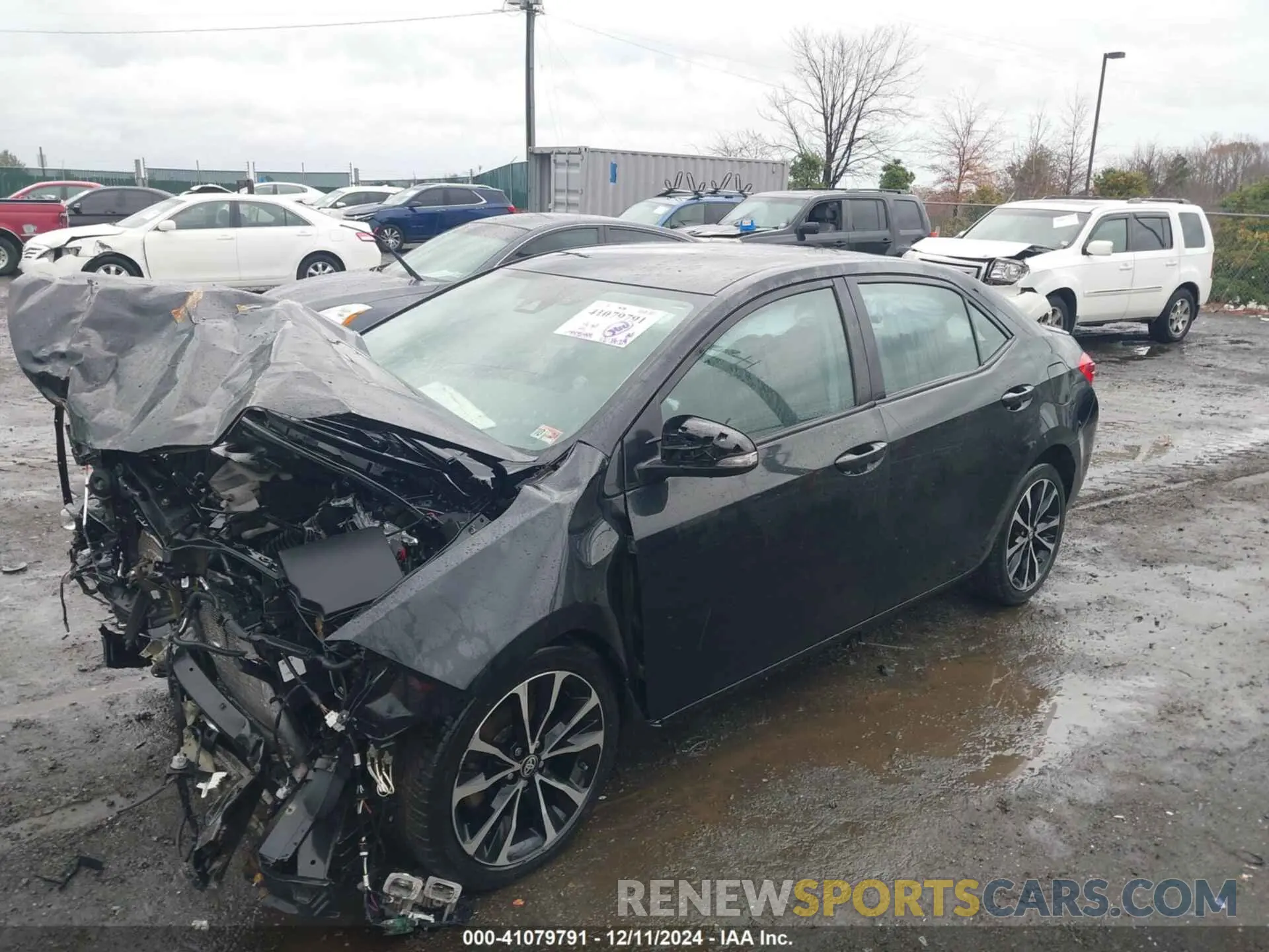 2 fotografías del automóvil dañado 2T1BURHE0KC169266 TOYOTA COROLLA 2019