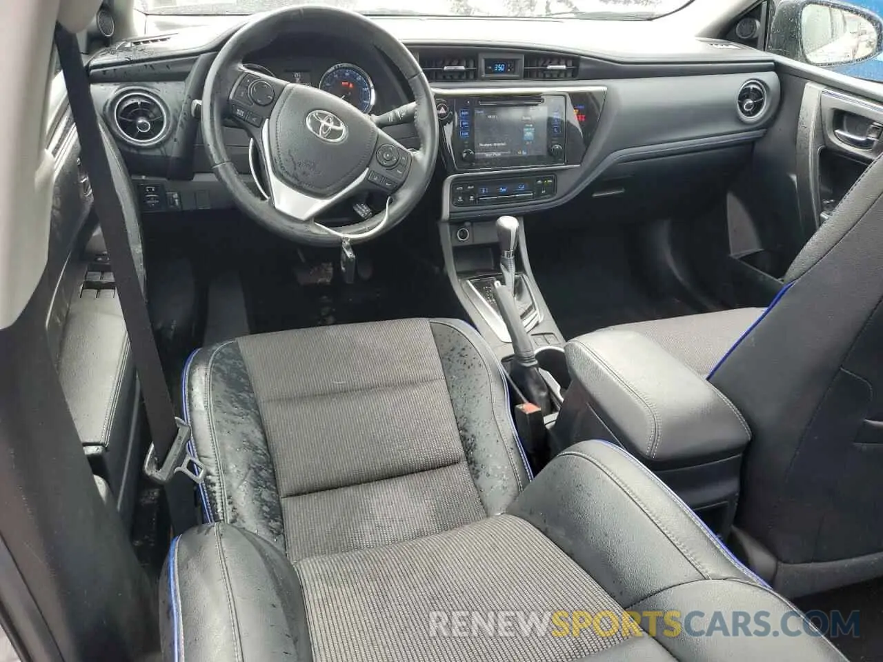 8 fotografías del automóvil dañado 2T1BURHE0KC175116 TOYOTA COROLLA 2019