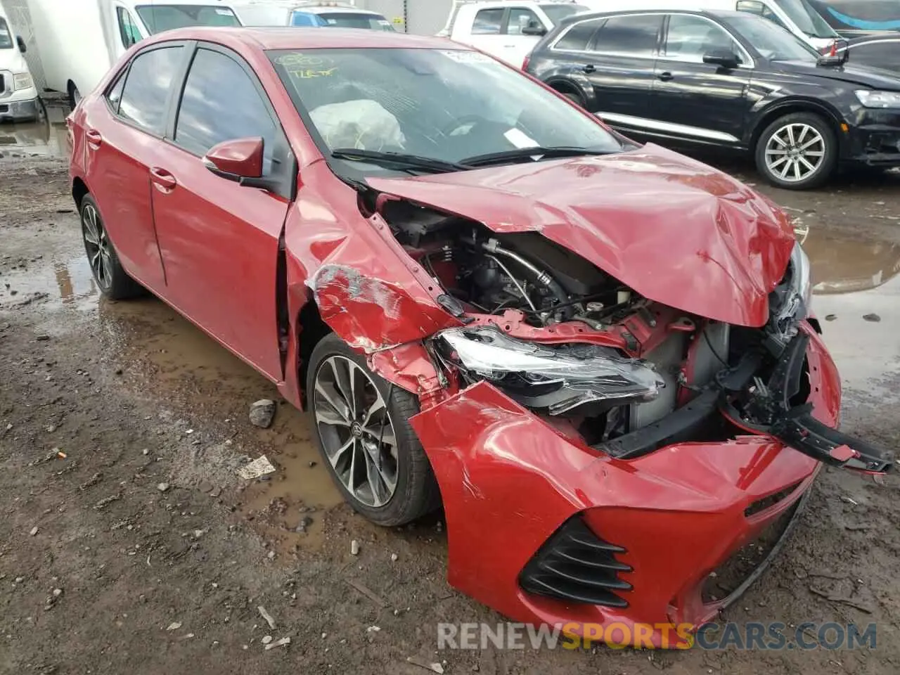 1 fotografías del automóvil dañado 2T1BURHE0KC179604 TOYOTA COROLLA 2019
