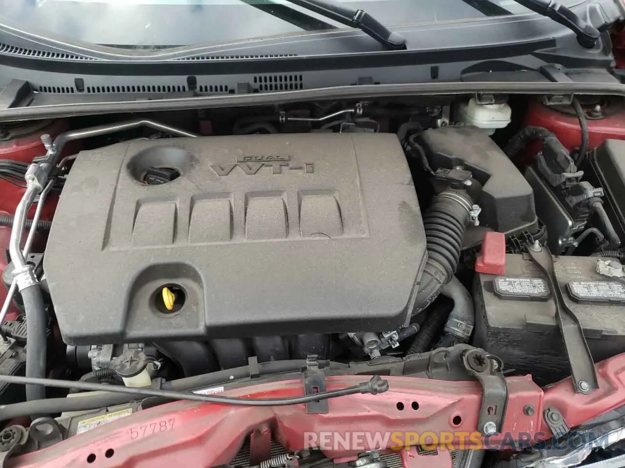 7 fotografías del automóvil dañado 2T1BURHE0KC179604 TOYOTA COROLLA 2019