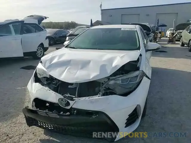 13 fotografías del automóvil dañado 2T1BURHE0KC180350 TOYOTA COROLLA 2019