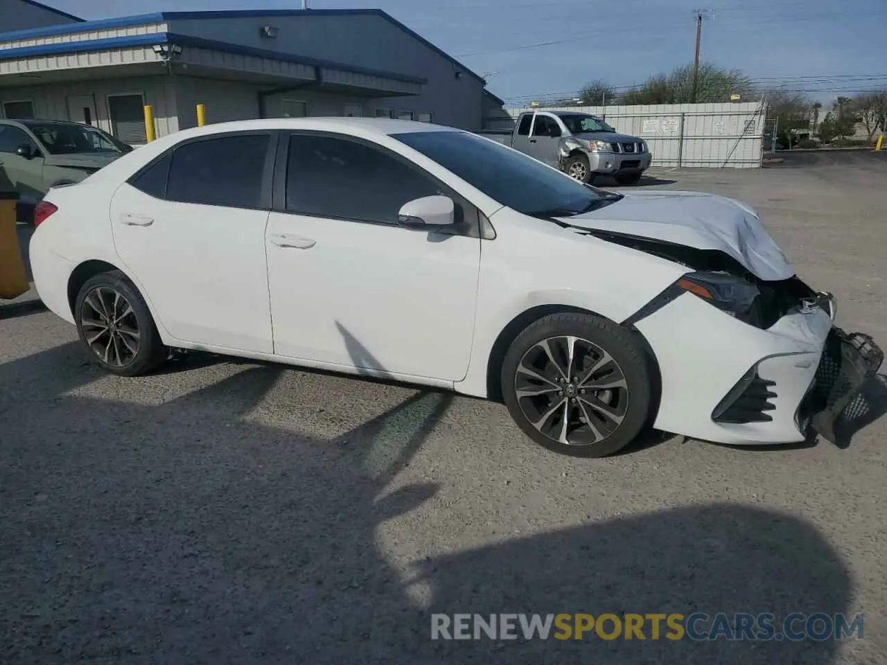 4 fotografías del automóvil dañado 2T1BURHE0KC180350 TOYOTA COROLLA 2019