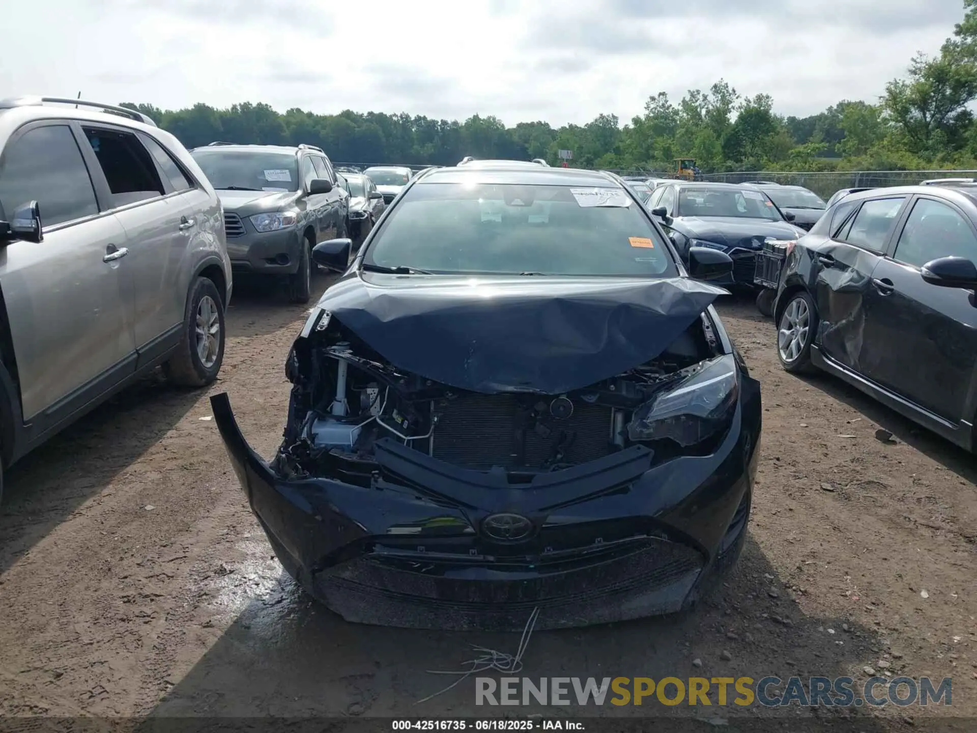 11 fotografías del automóvil dañado 2T1BURHE0KC187508 TOYOTA COROLLA 2019