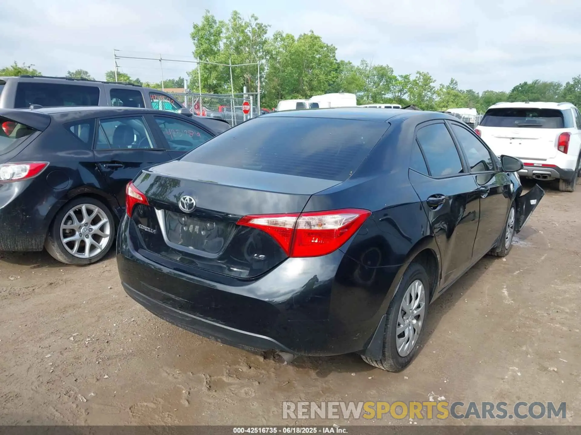 4 fotografías del automóvil dañado 2T1BURHE0KC187508 TOYOTA COROLLA 2019