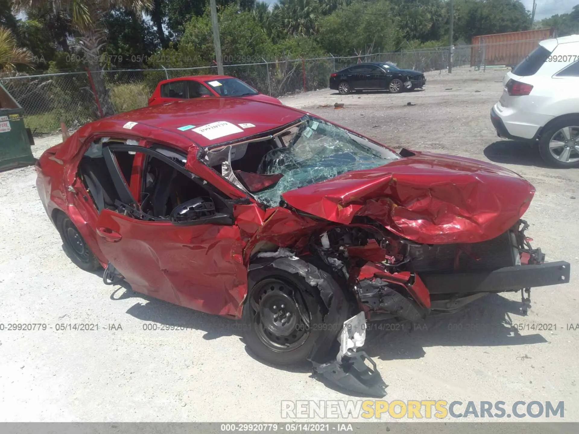 1 fotografías del automóvil dañado 2T1BURHE0KC191834 TOYOTA COROLLA 2019