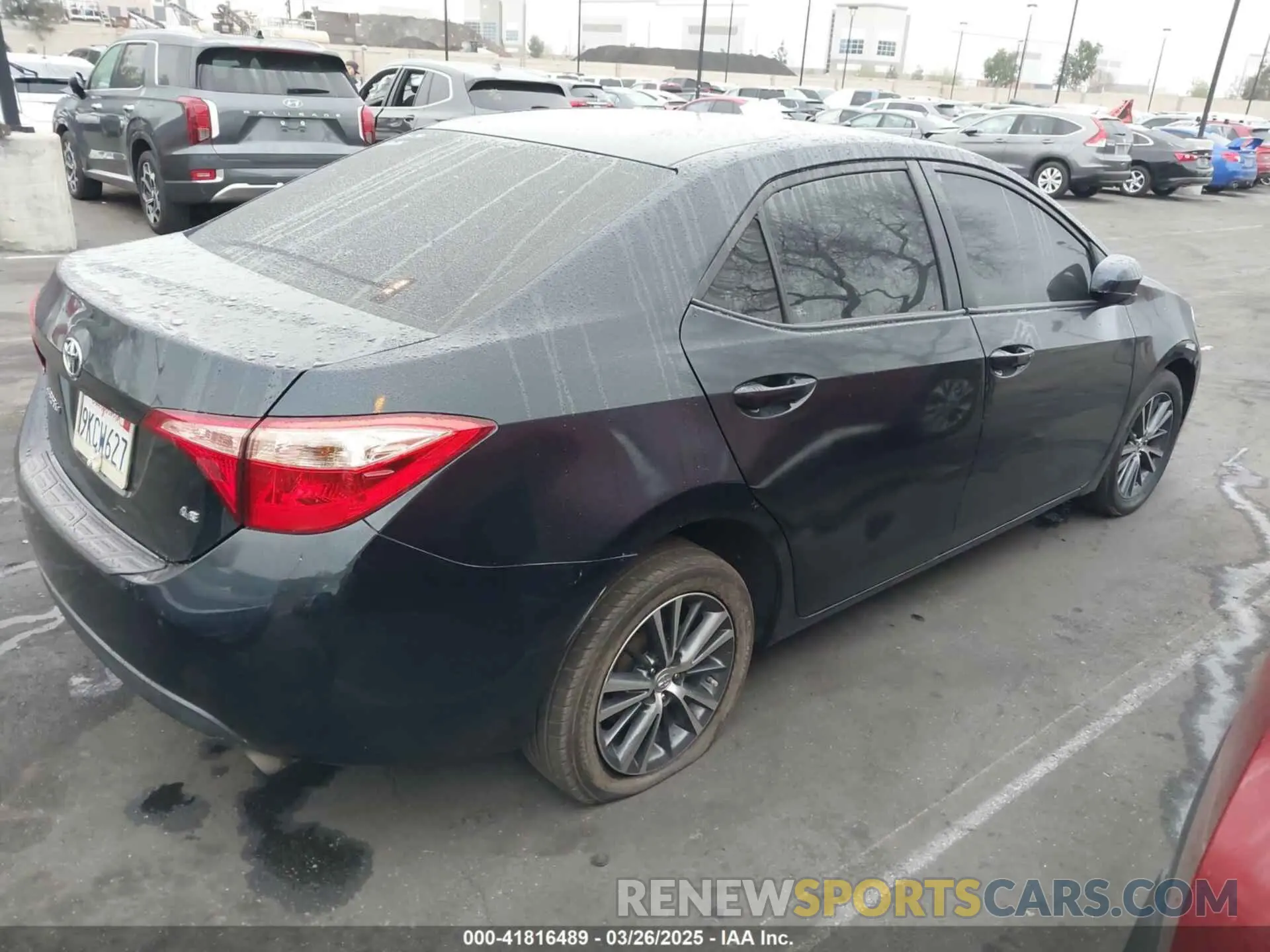 4 fotografías del automóvil dañado 2T1BURHE0KC195706 TOYOTA COROLLA 2019