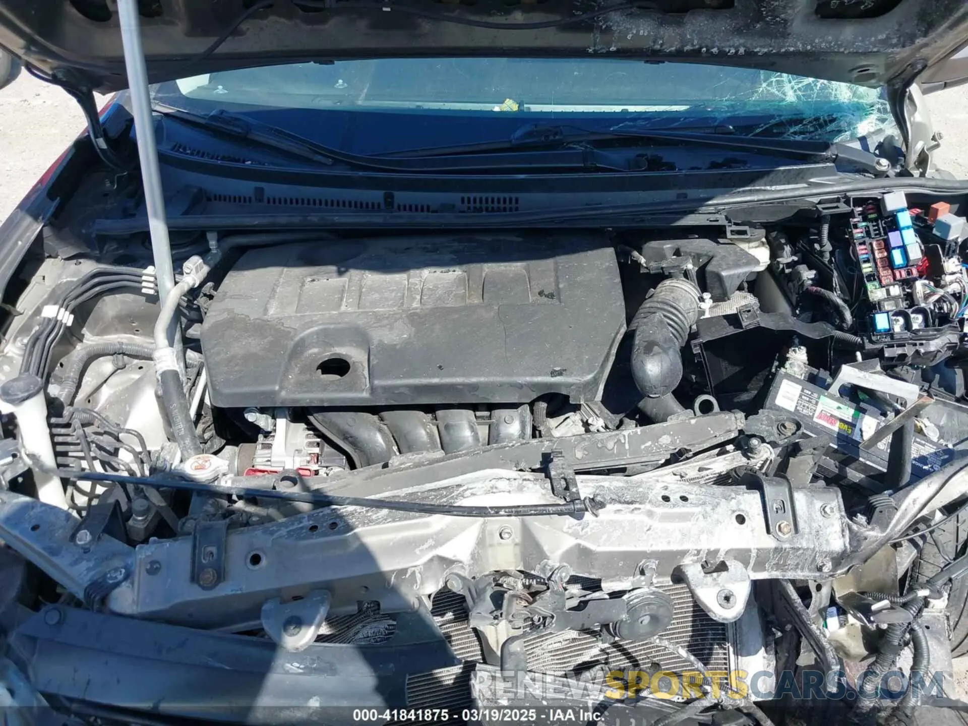 10 fotografías del automóvil dañado 2T1BURHE0KC204159 TOYOTA COROLLA 2019